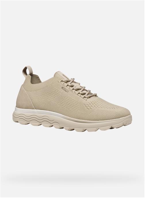Geox Baskets basses SPHERICA MAN homme beige