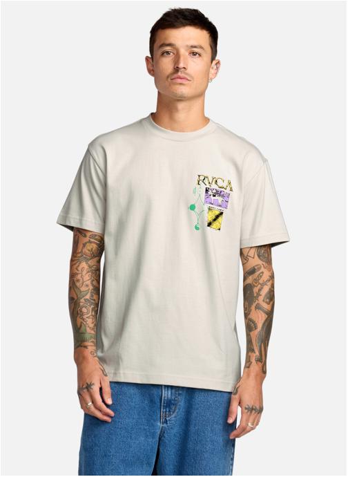 RVCA Tee-shirts Tassie homme blanc