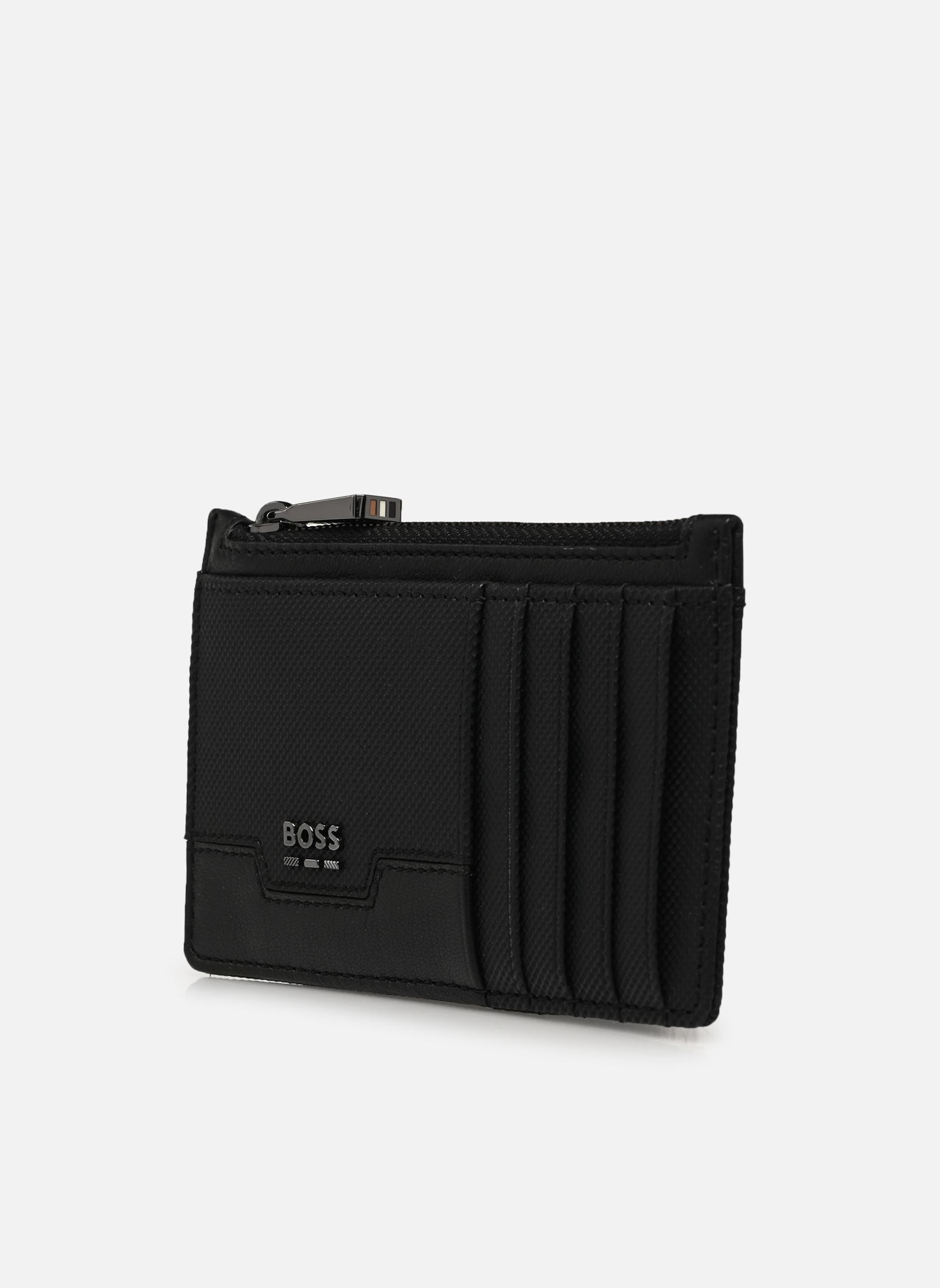 Porte-cartes Cullen_10cc zip homme noir BOSS Porte-cartes Cullen_10cc zip homme noir 001-Black