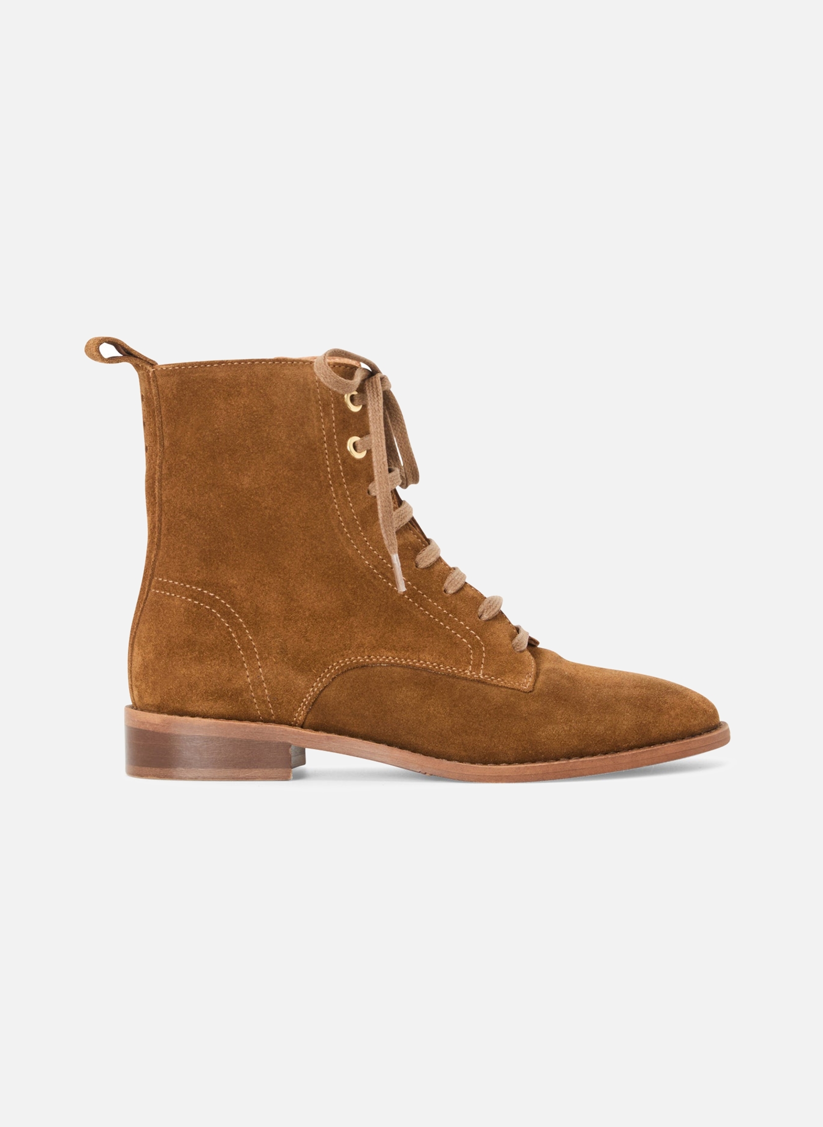 Bottines Mellow Yellow En Cuir Velours Noir - Taille 36 - Portées 1 Fois - Super état