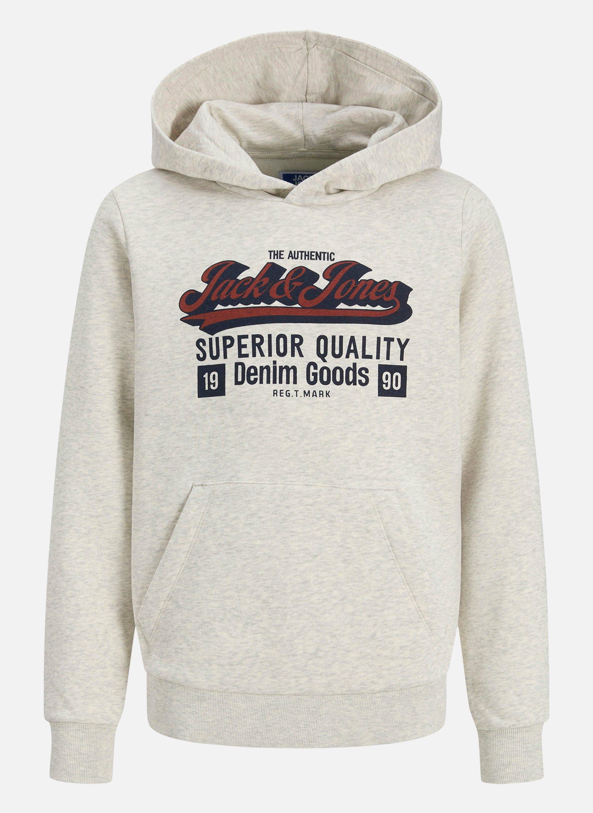Sweat à capuche décontracté en coton mélangé
