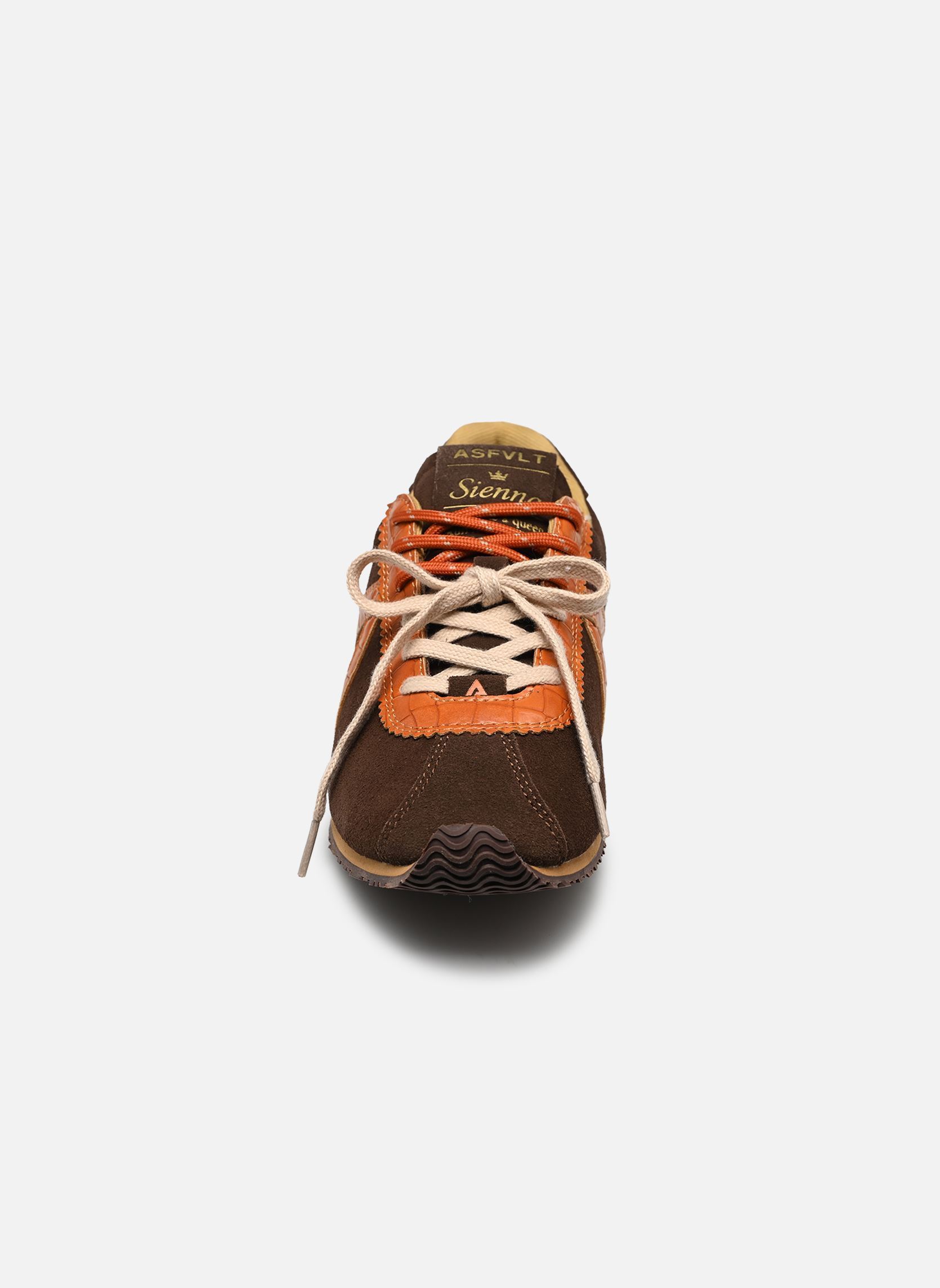 Baskets basses Sienna femme marron ASFVLT Baskets basses Sienna femme marron BROWN /COGNAC CROC