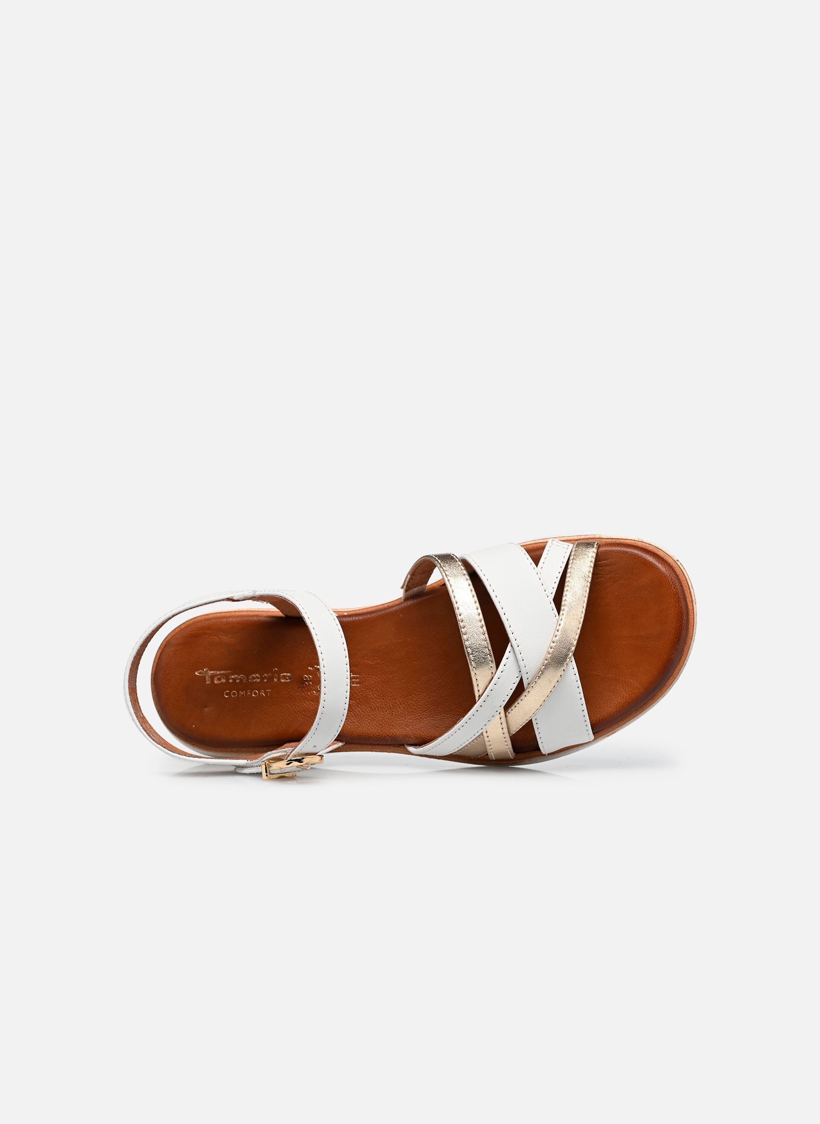Sandalias 88602-46 mujer blanco Tamaris Comfort Sandalias 88602-46 mujer blanco White comb