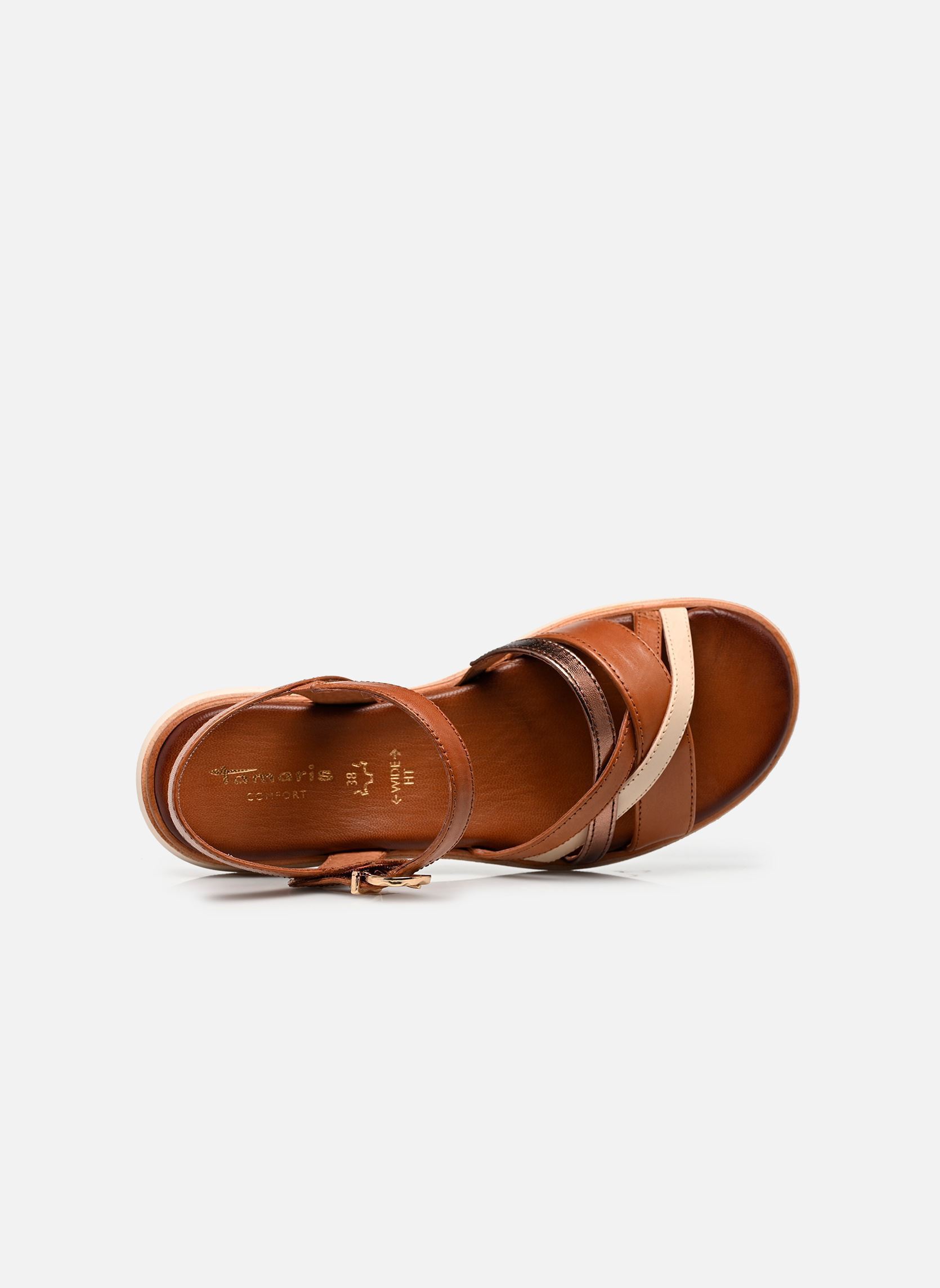 Sandalen 88602-46 damen braun Tamaris Comfort Sandalen 88602-46 damen braun Cognac Comb
