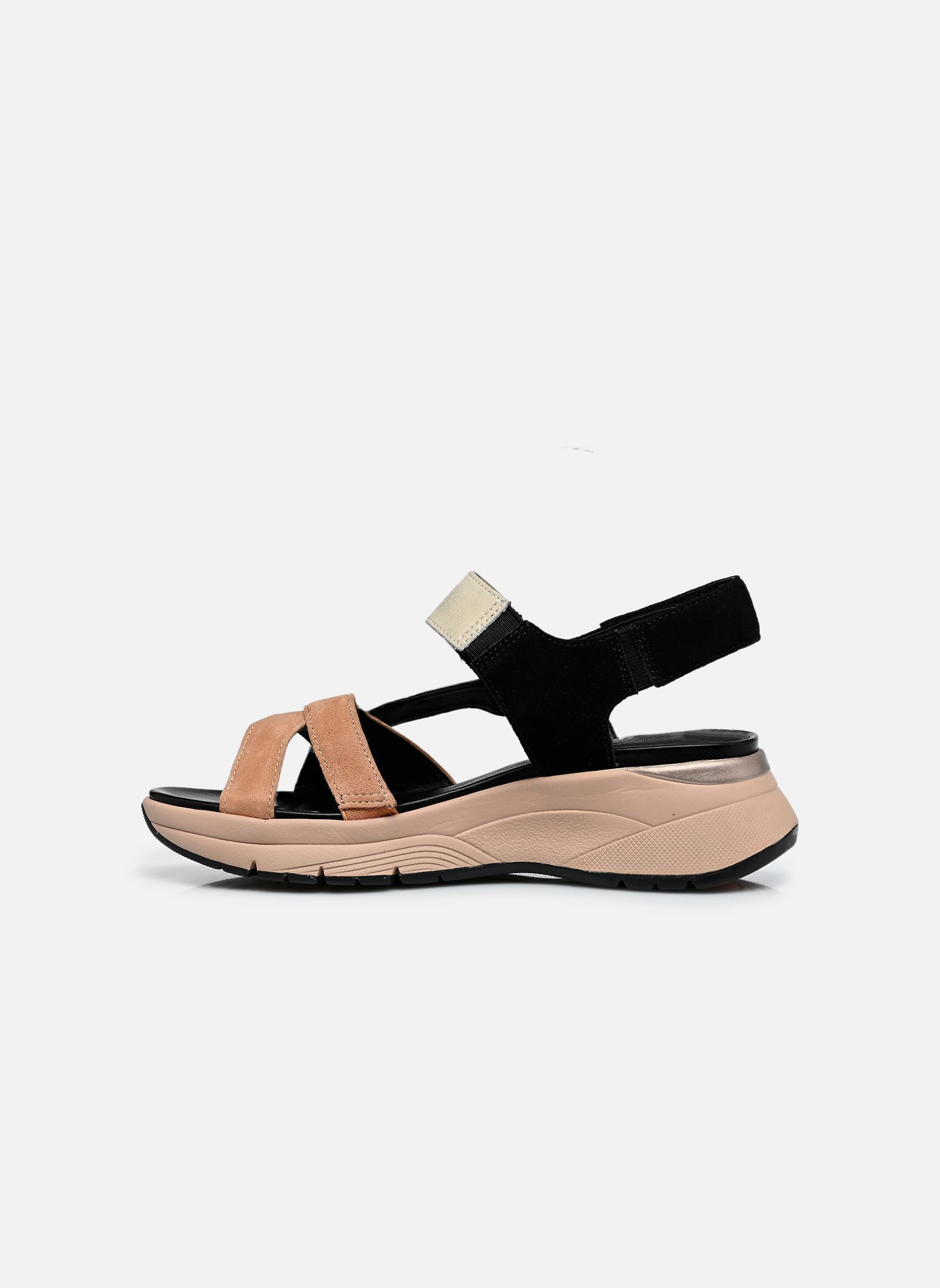 Sandales compensées et plateformes 88737-46 femme noir Tamaris Comfort Sandales compensées et plateformes 88737-46 femme noir Black Comb