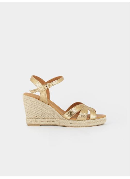 Mellow Yellow Sandales ELLARIA femme or et bronze