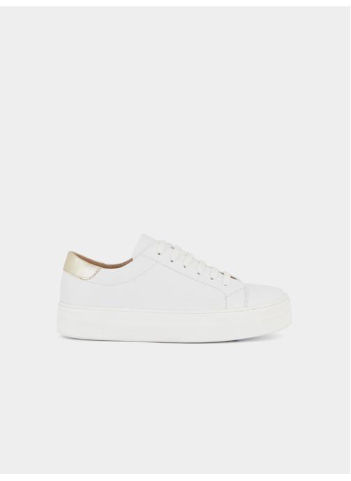 Mellow Yellow Baskets basses ANNAEL femme blanc