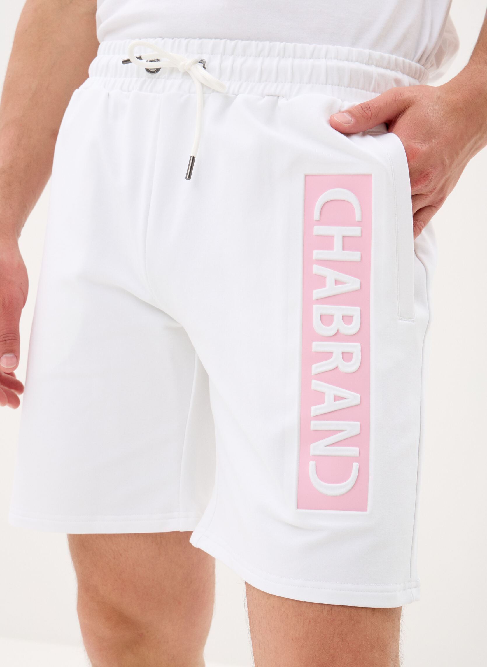 Shorts de sport 63202 homme blanc Chabrand Shorts de sport 63202 homme blanc CO806