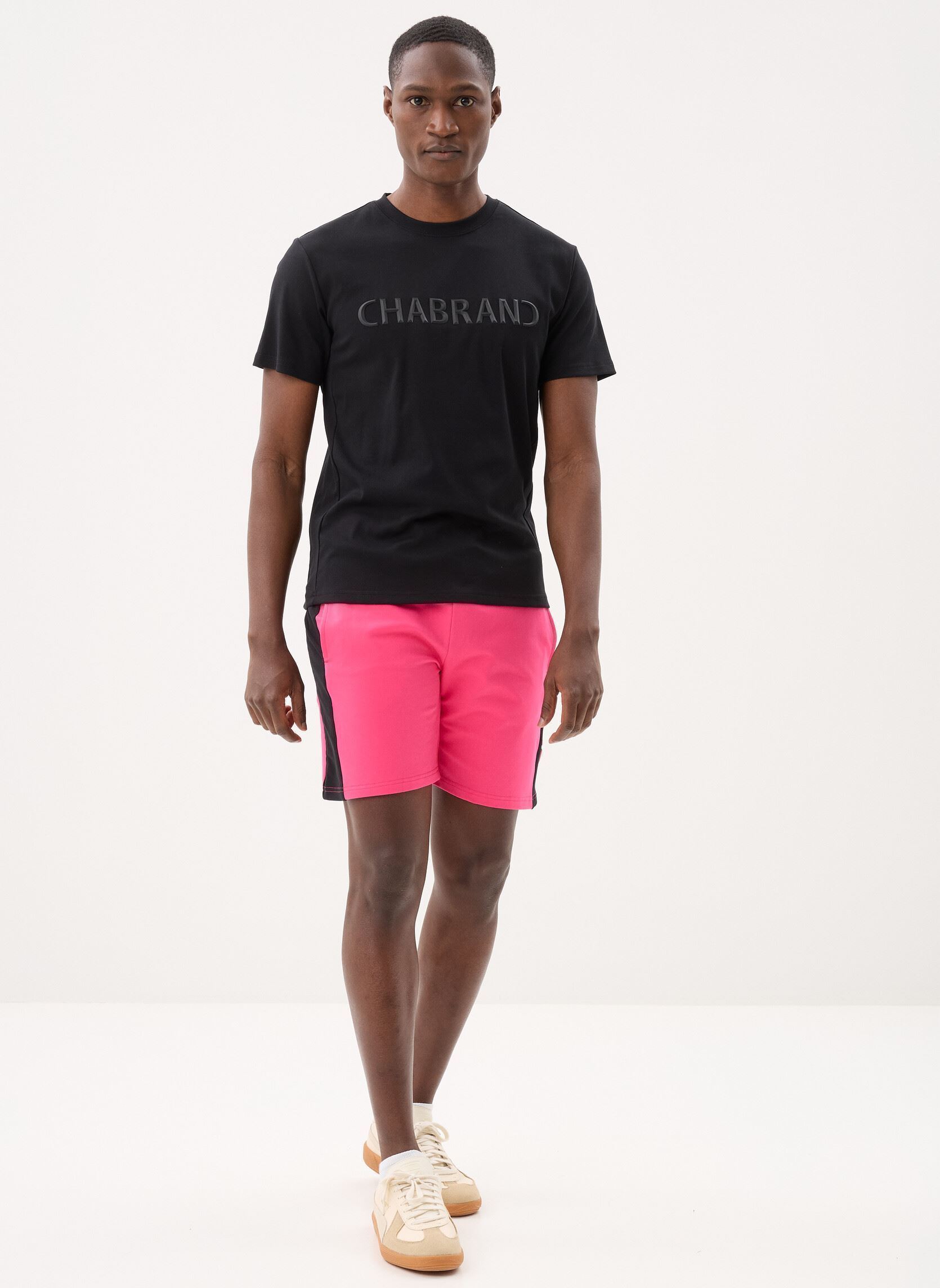 T-shirts met korte mouwen 63203 heren zwart Chabrand T-shirts met korte mouwen 63203 heren zwart CO100