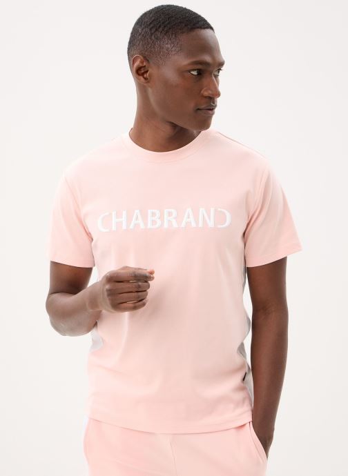Chabrand Kurzarm-T-Shirts 63203 herren rosa