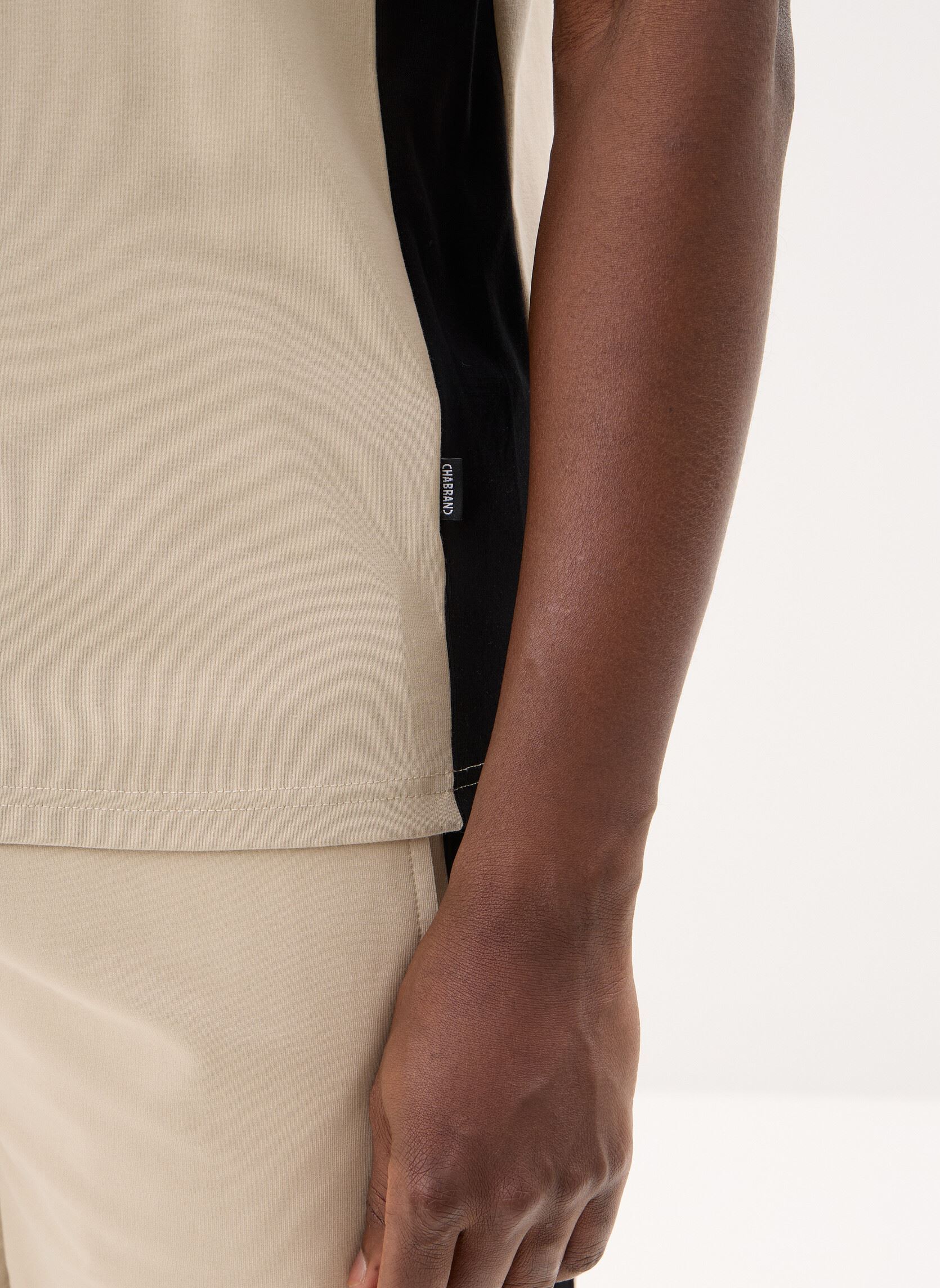 T-shirts met korte mouwen 63203 heren beige Chabrand T-shirts met korte mouwen 63203 heren beige CO851