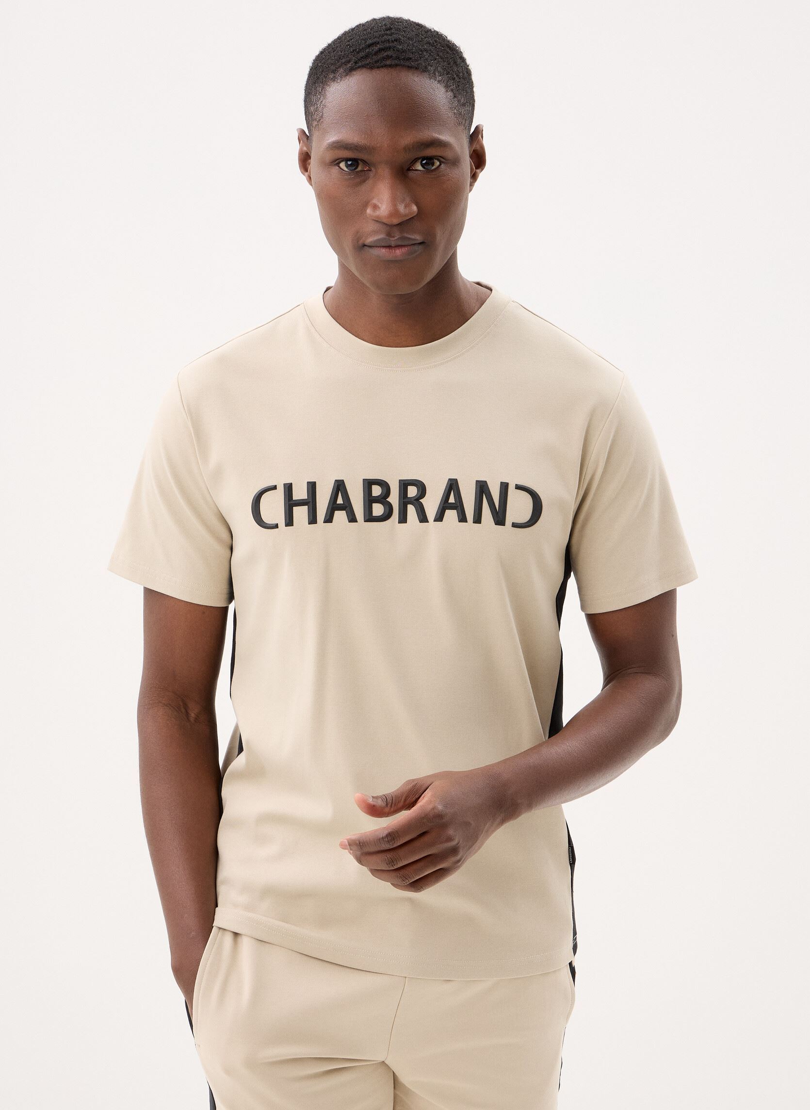 T-shirts met korte mouwen 63203 heren beige Chabrand T-shirts met korte mouwen 63203 heren beige CO851