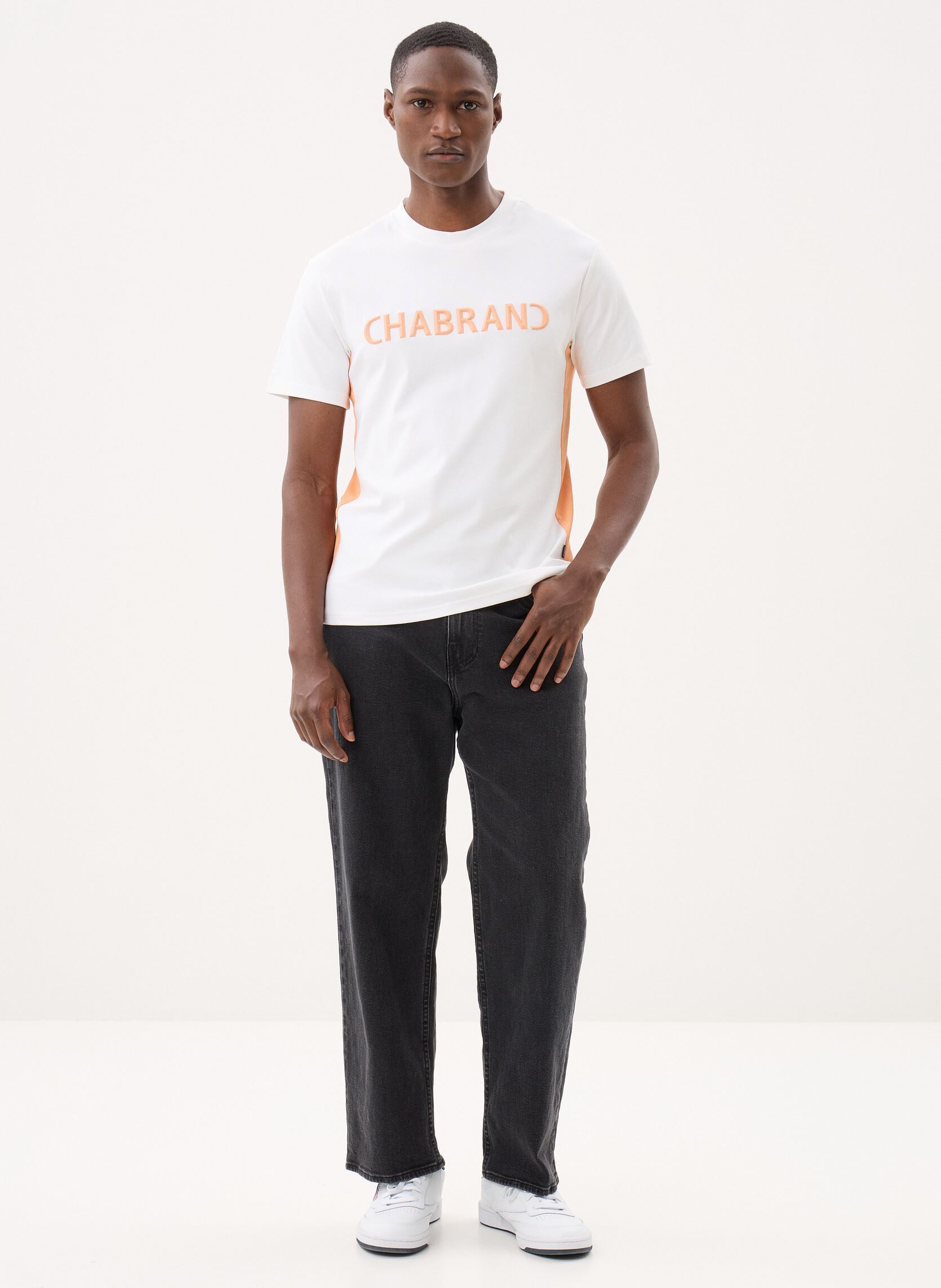 T-shirts met korte mouwen 63203 heren wit Chabrand T-shirts met korte mouwen 63203 heren wit CO866