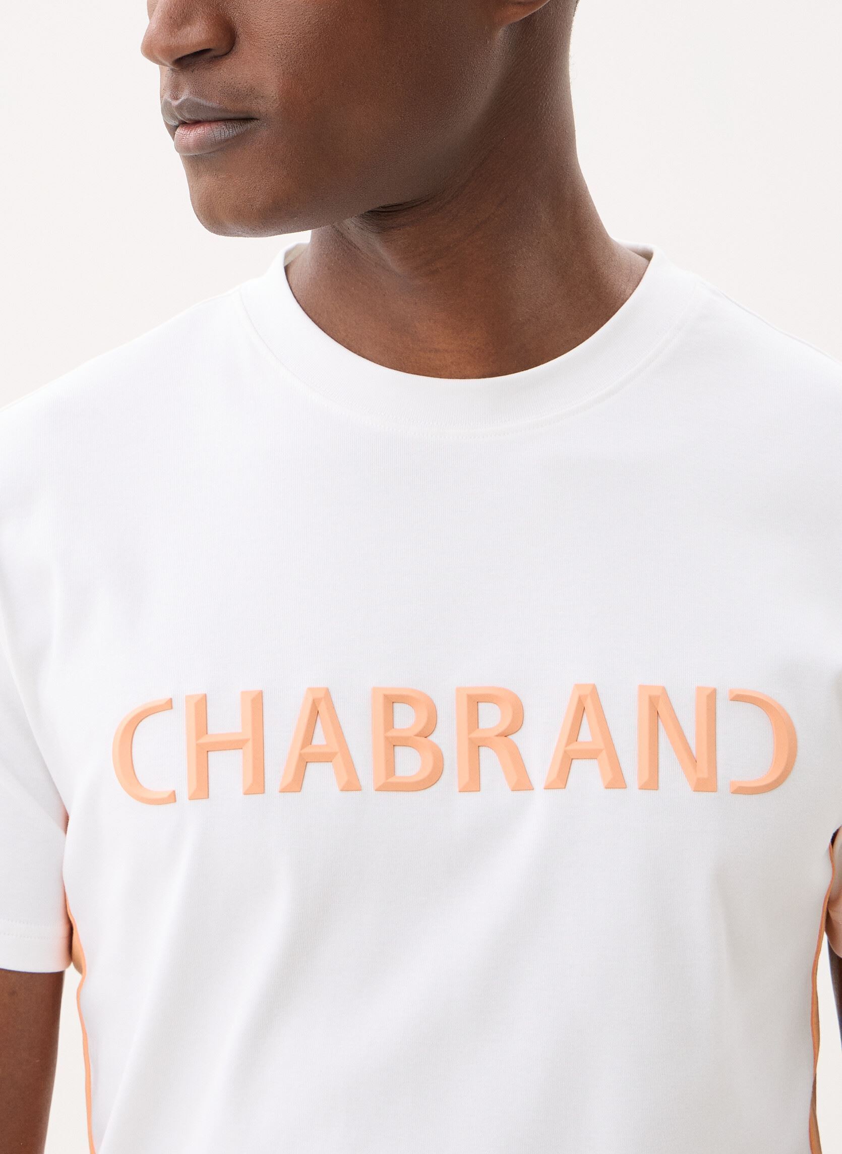 T-shirts met korte mouwen 63203 heren wit Chabrand T-shirts met korte mouwen 63203 heren wit CO866