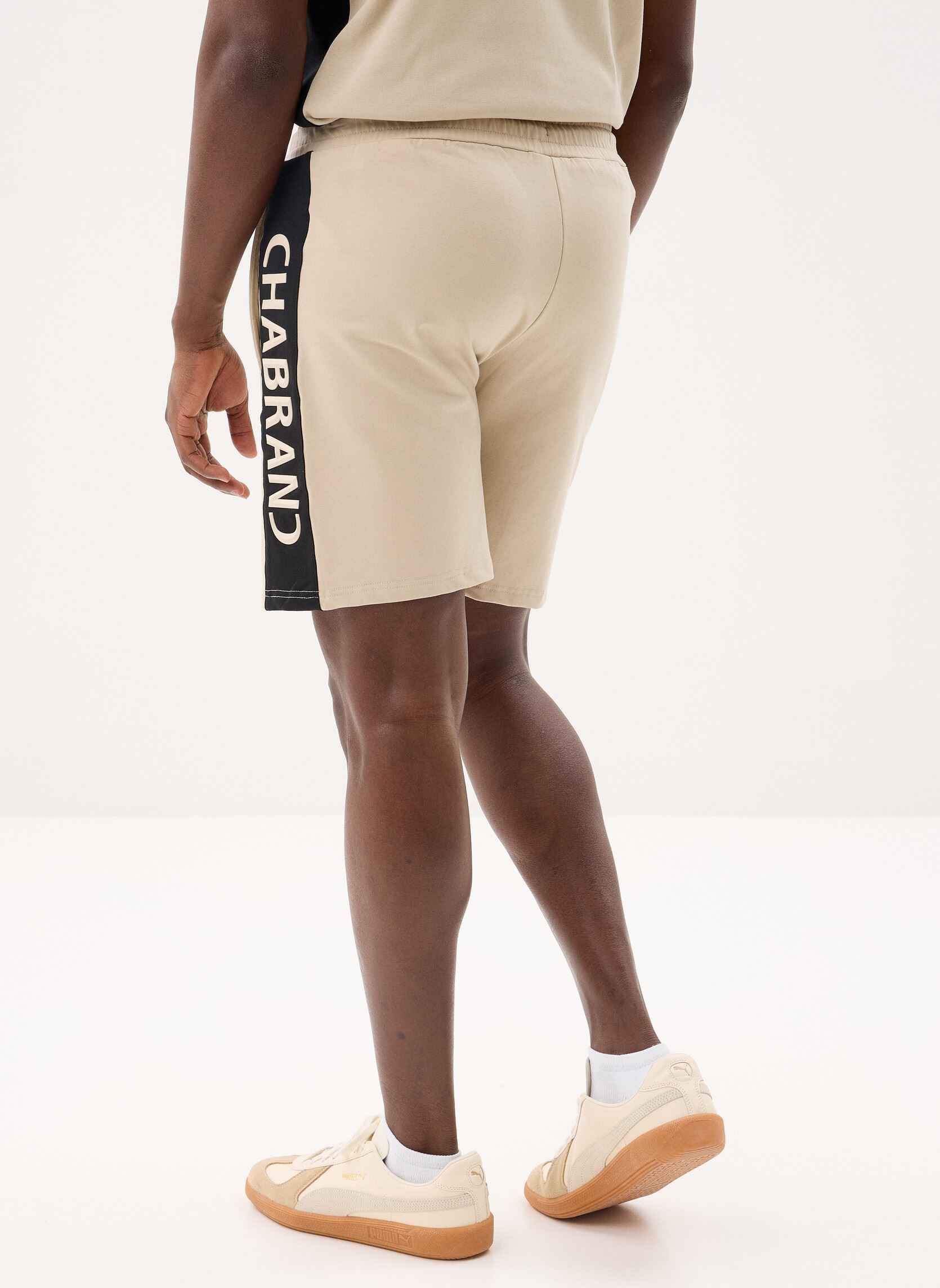 Pantalones cortos deportivos 63204 hombre beige Chabrand Pantalones cortos deportivos 63204 hombre beige CO851