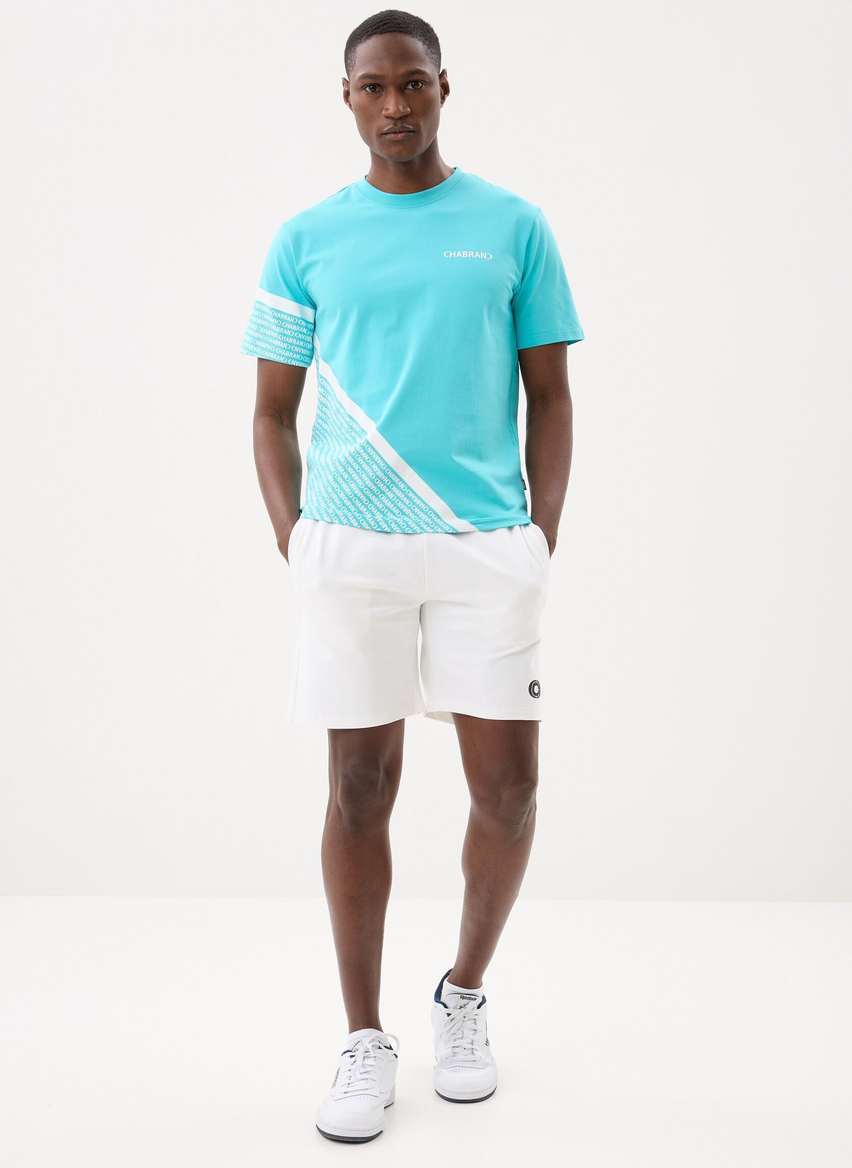 Shorts de sport 63206 homme blanc Chabrand Shorts de sport 63206 homme blanc CO801