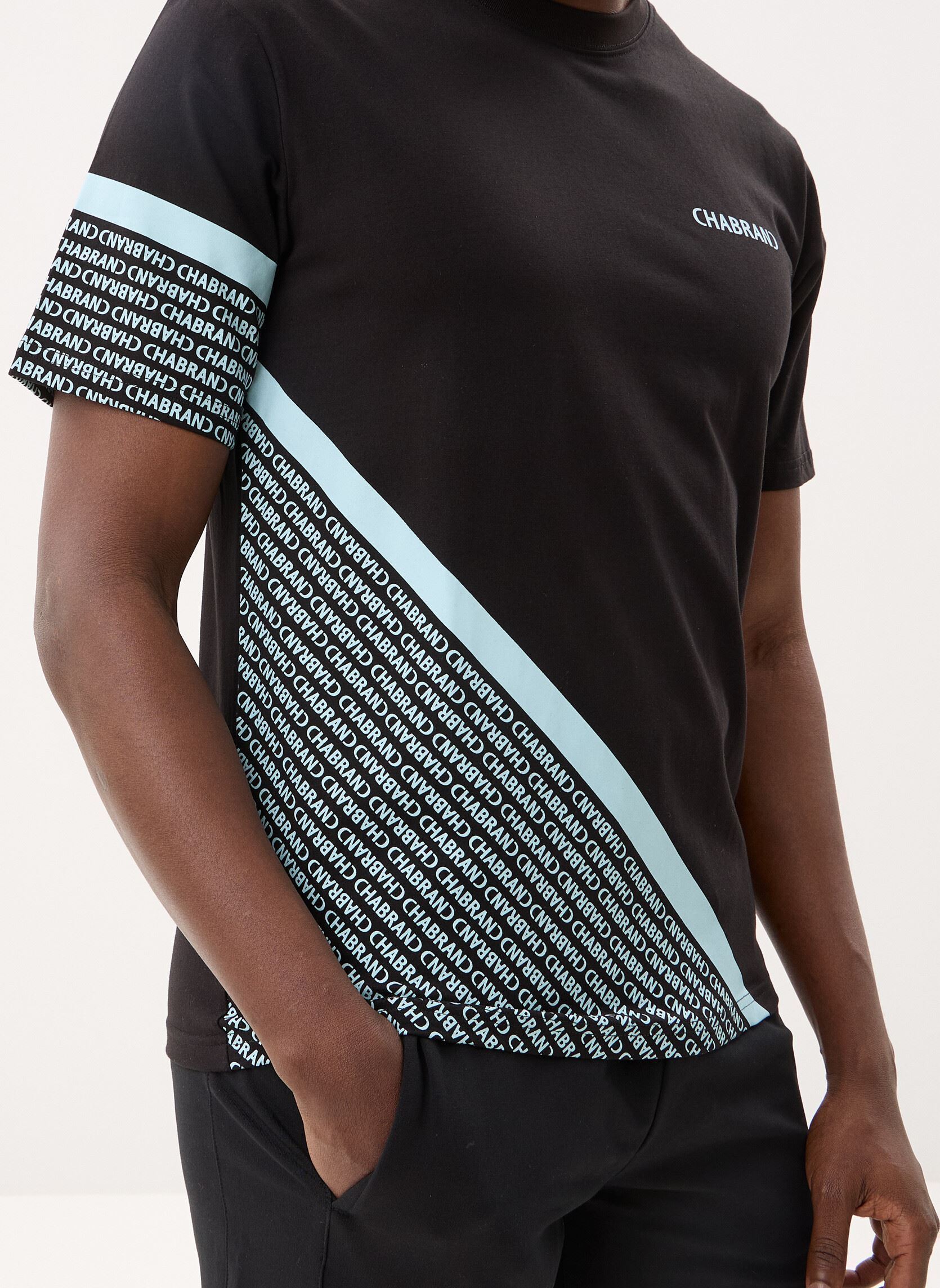 Kurzarm-T-Shirts 63207 herren schwarz Chabrand Kurzarm-T-Shirts 63207 herren schwarz CO179