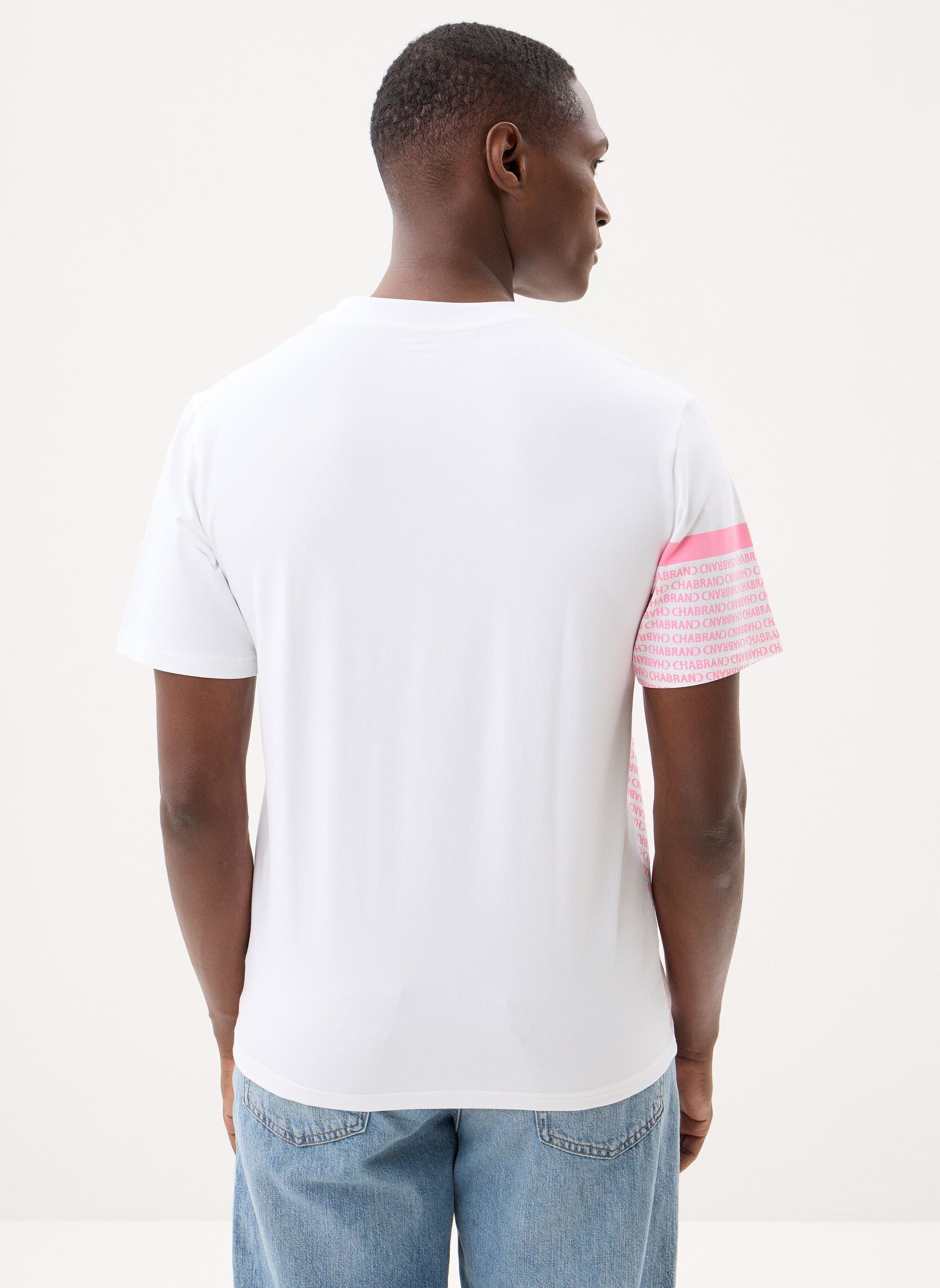 T-shirt a maniche corte 63207 uomo bianco Chabrand T-shirt a maniche corte 63207 uomo bianco CO806