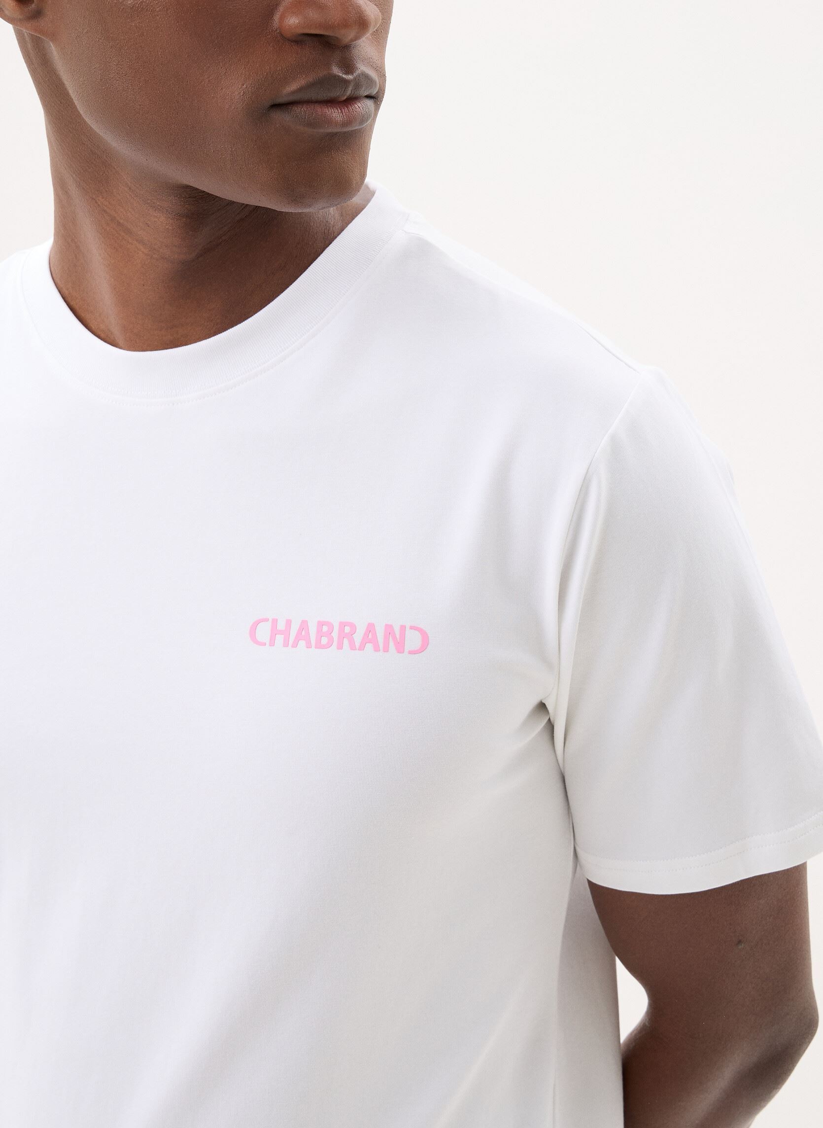 T-shirt a maniche corte 63207 uomo bianco Chabrand T-shirt a maniche corte 63207 uomo bianco CO806