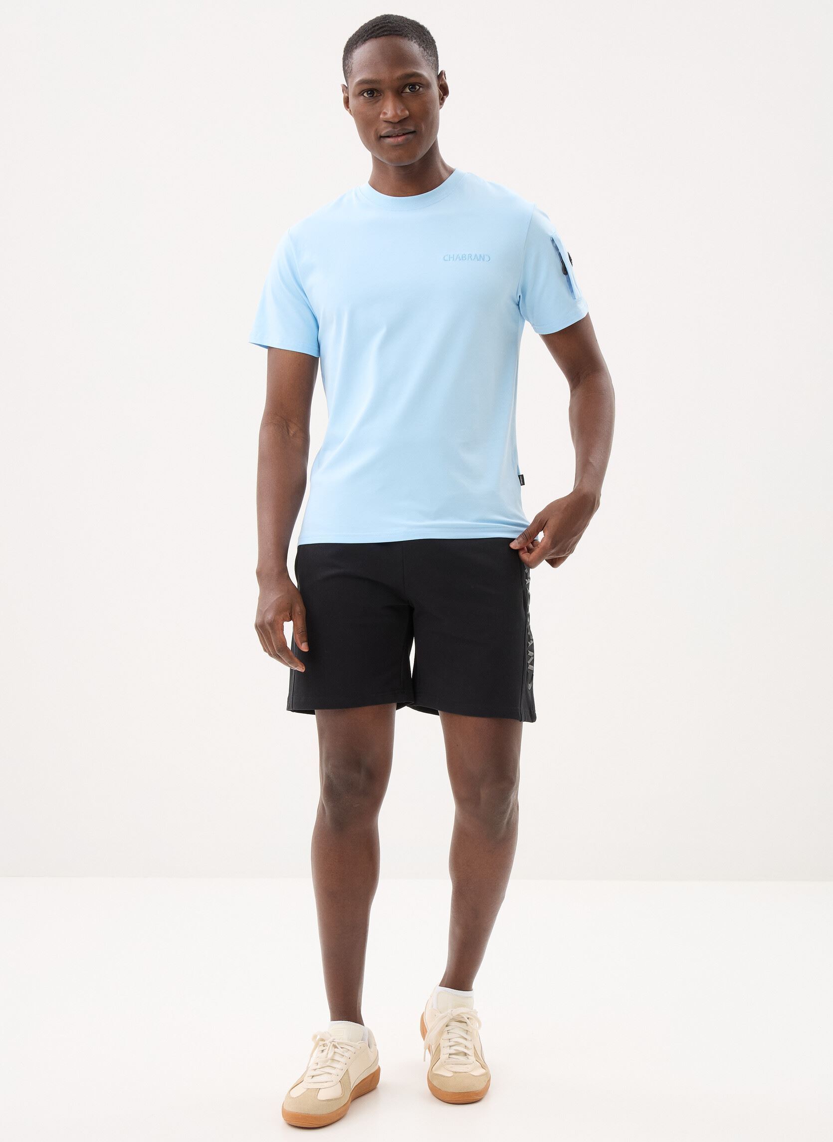 Tee-shirts manches courtes 63209 homme bleu Chabrand Tee-shirts manches courtes 63209 homme bleu CO790
