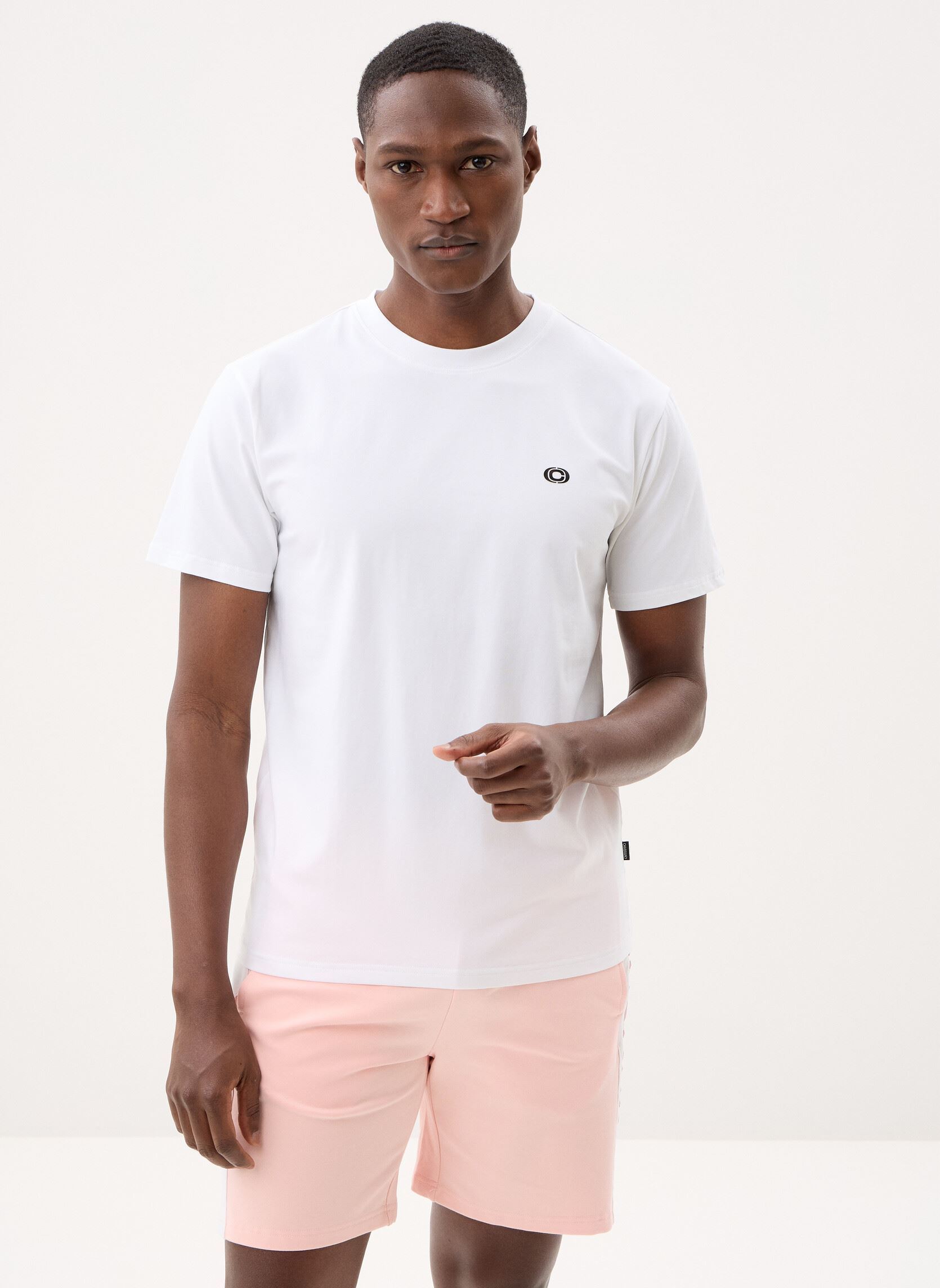 Tee-shirts manches courtes 63211 homme blanc Chabrand Tee-shirts manches courtes 63211 homme blanc CO801