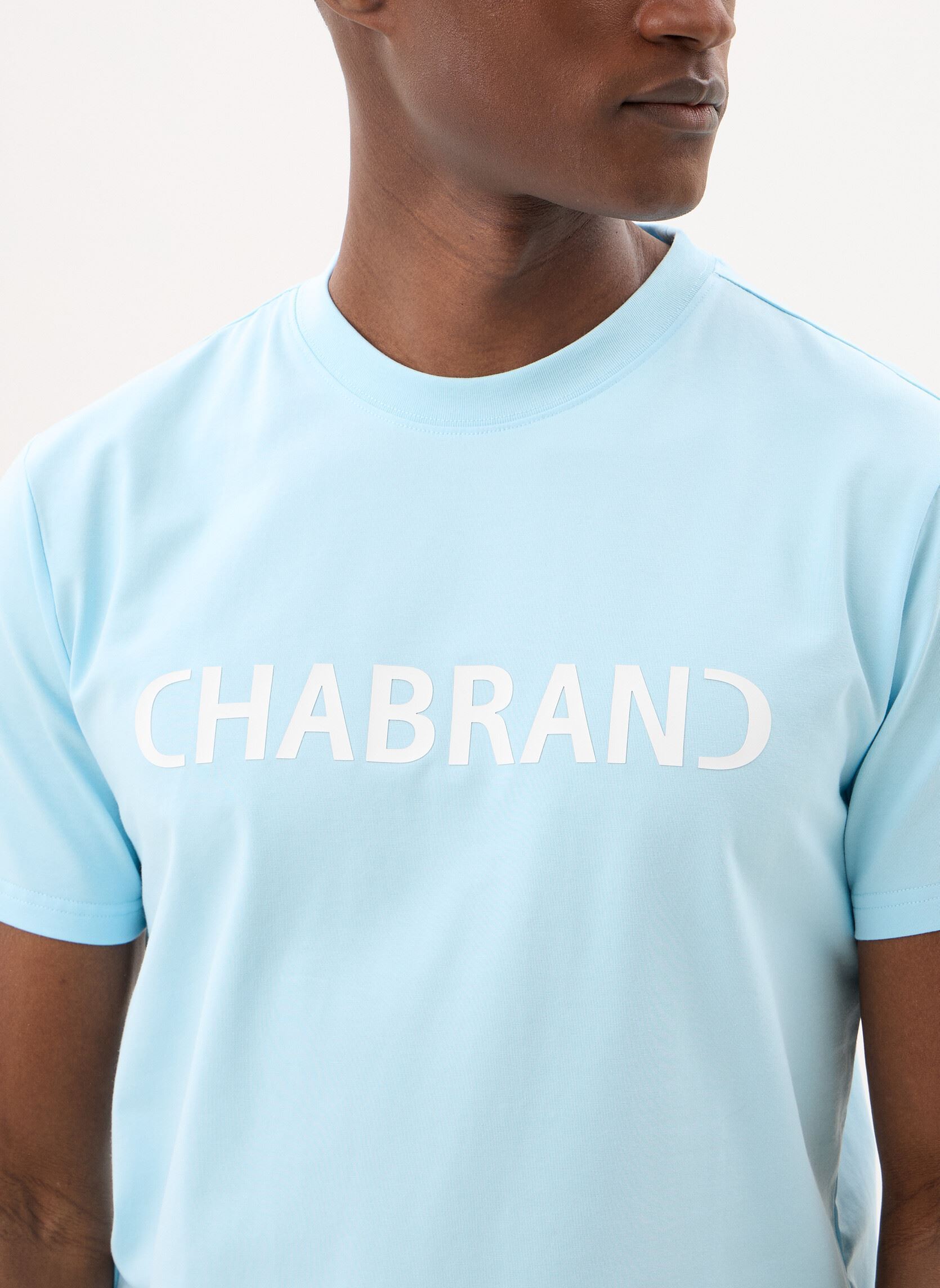 T-shirts met korte mouwen 63212 heren blauw Chabrand T-shirts met korte mouwen 63212 heren blauw CO798
