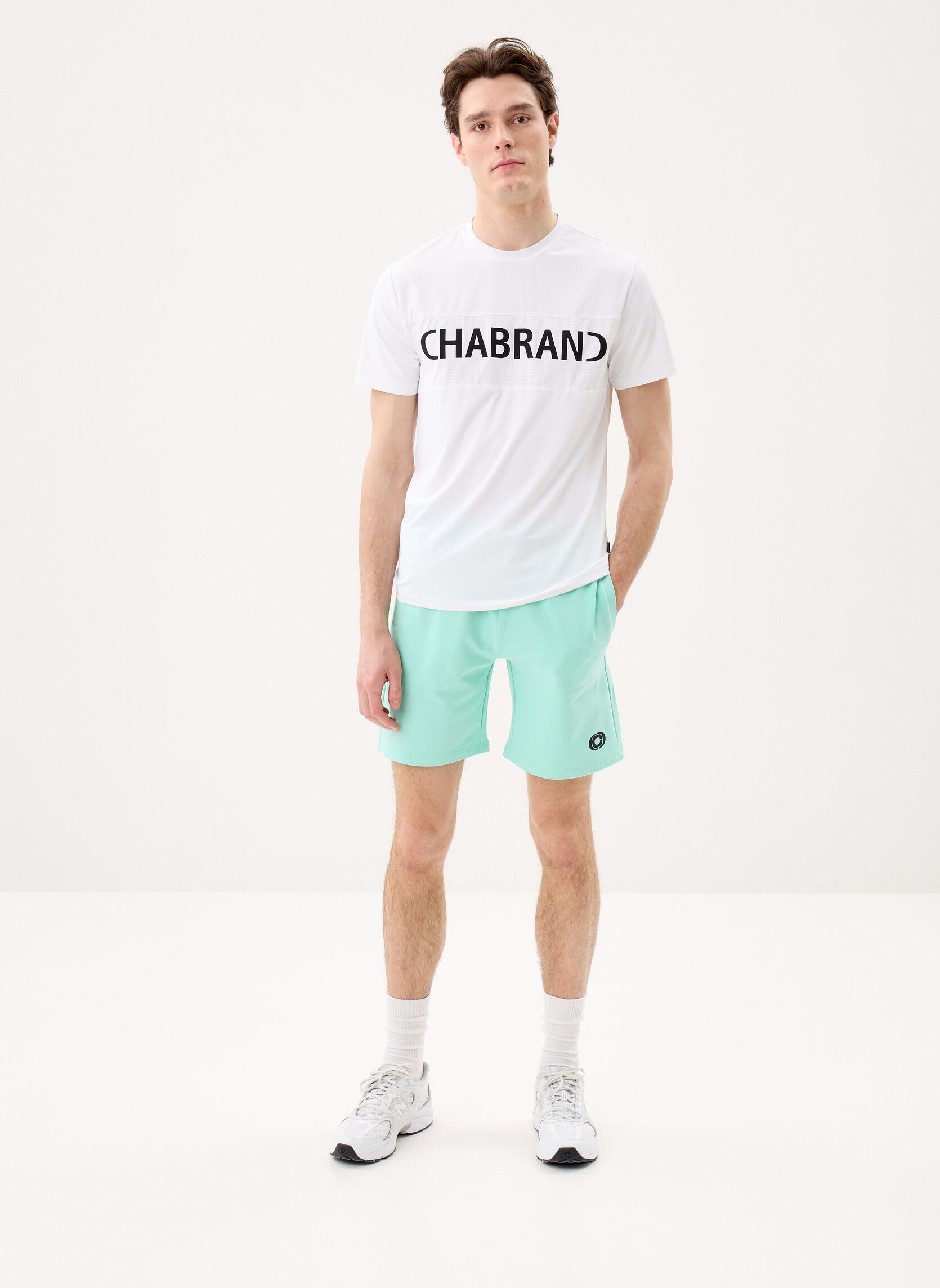 T-shirts met korte mouwen 63214 heren wit Chabrand T-shirts met korte mouwen 63214 heren wit PY801
