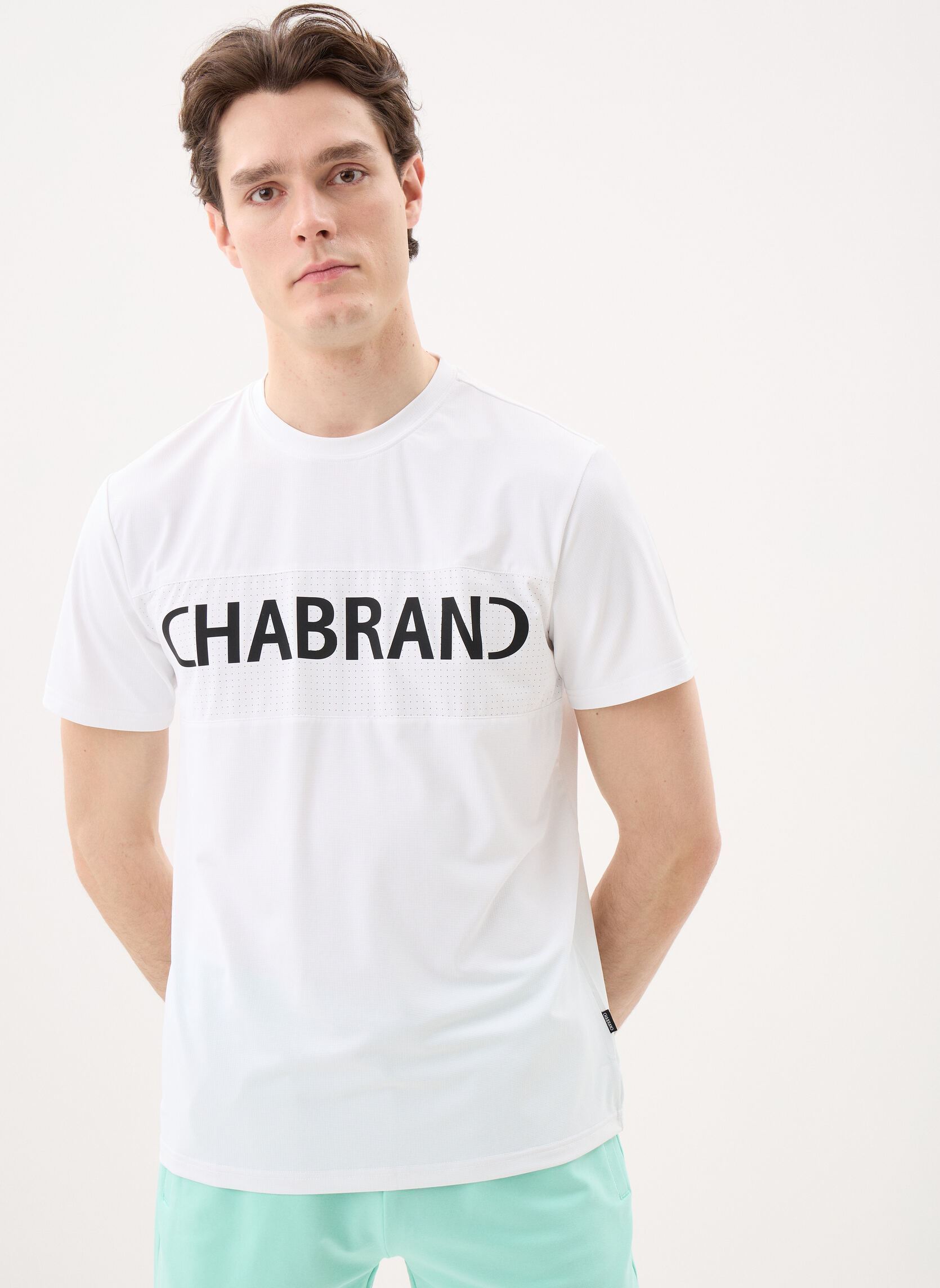 T-shirts met korte mouwen 63214 heren wit Chabrand T-shirts met korte mouwen 63214 heren wit PY801