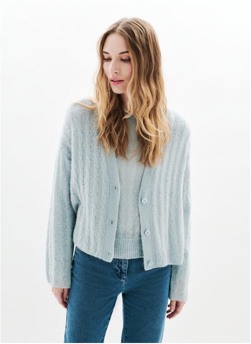Caroll Gilets 252K-MELBOURNE femme bleu