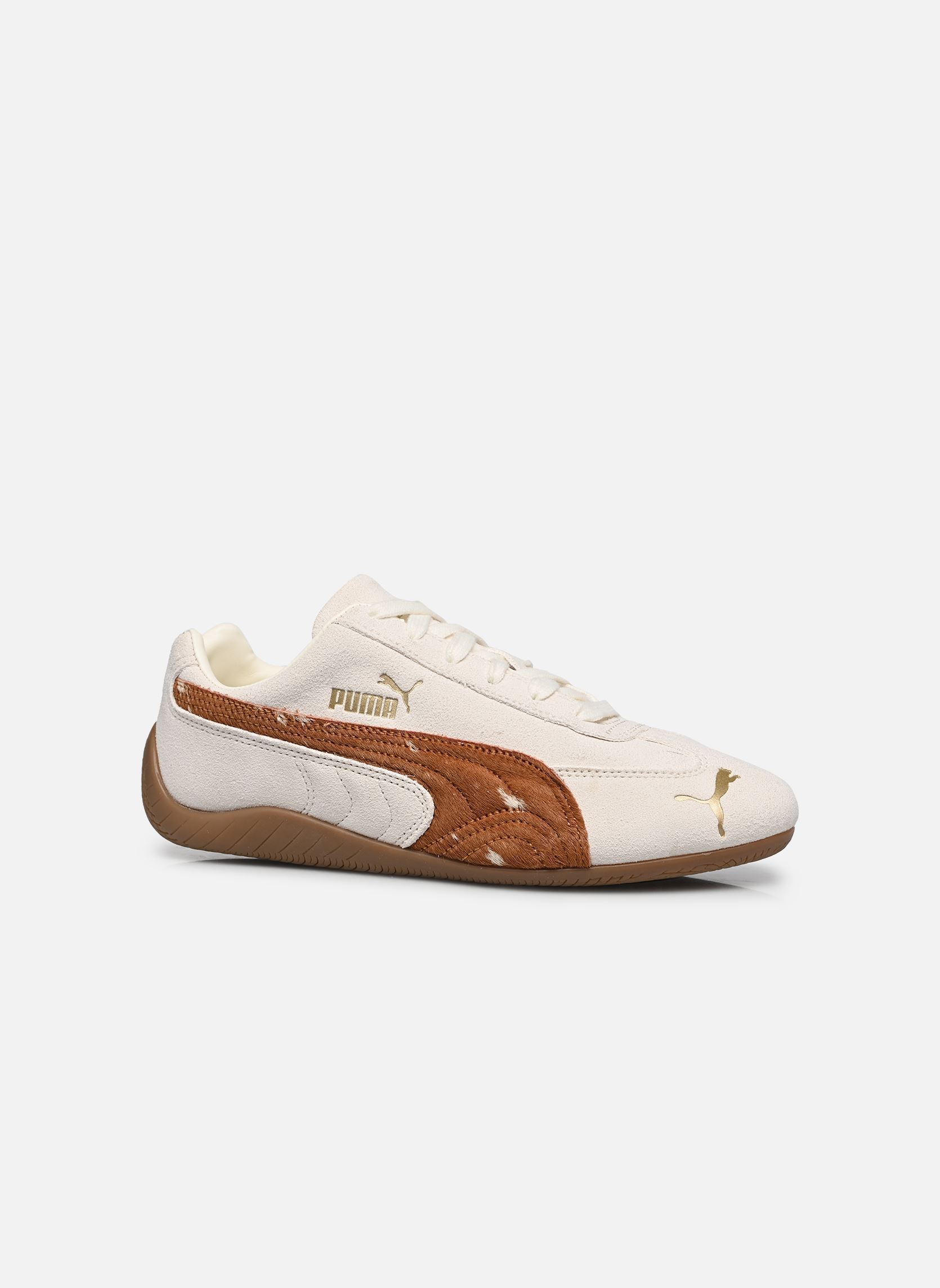 Baskets Speedcat Doelette FS femme blanc Puma Baskets Speedcat Doelette FS femme blanc WARM WHITE-CARAMEL LATTE