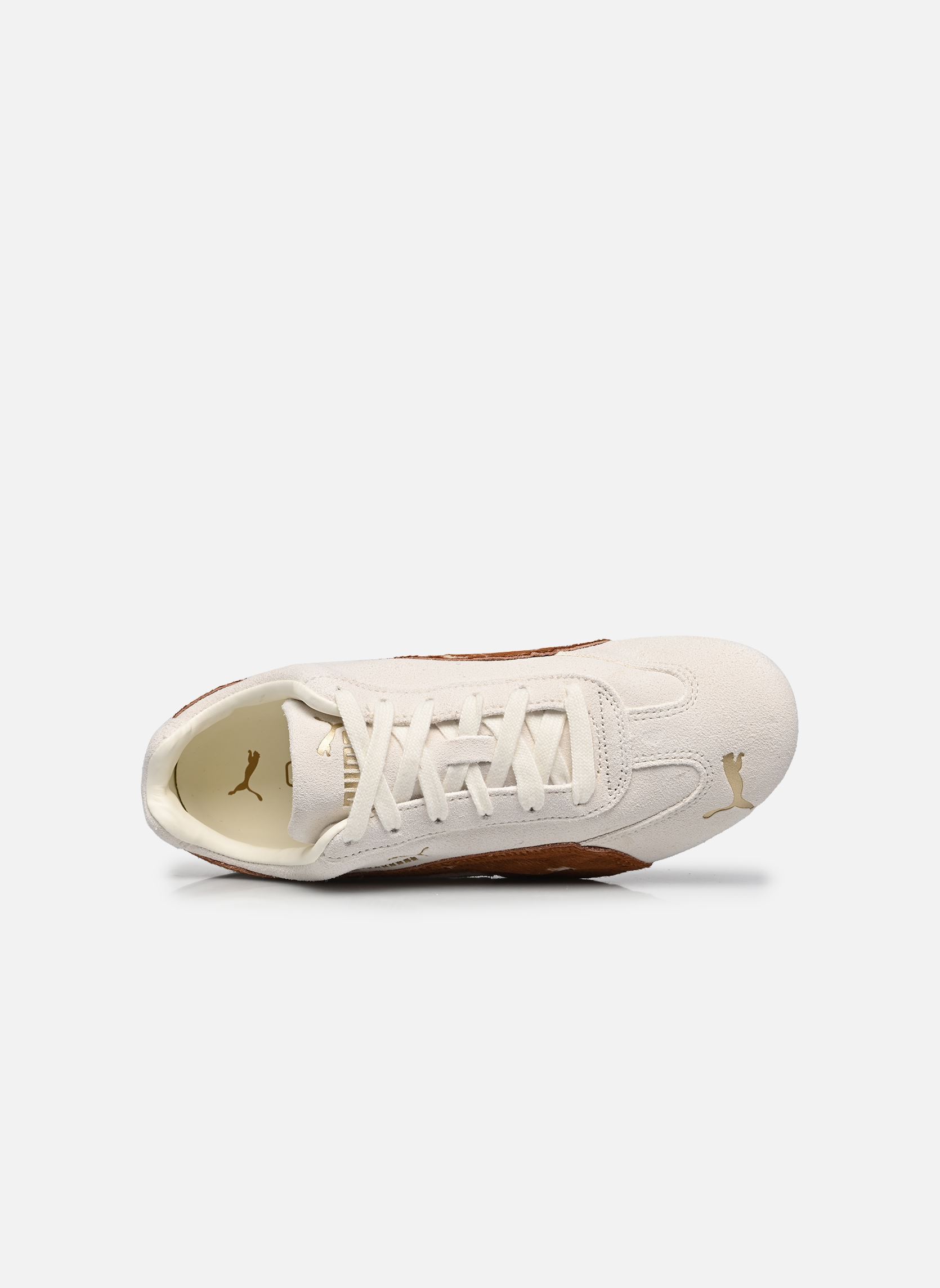 Baskets Speedcat Doelette FS femme blanc Puma Baskets Speedcat Doelette FS femme blanc WARM WHITE-CARAMEL LATTE