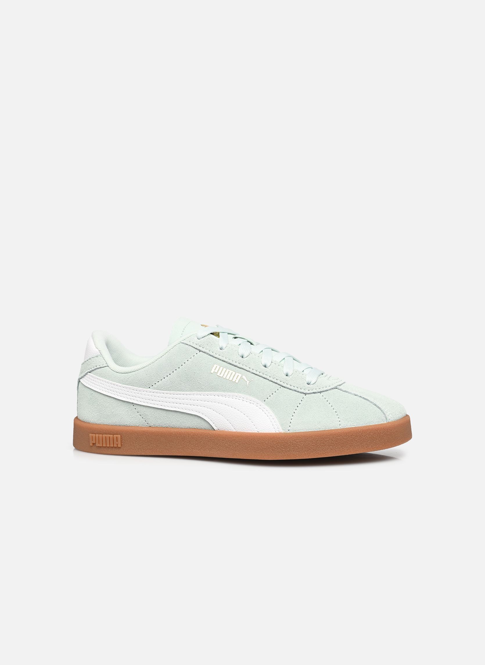 Baskets basses Puma Club II femme vert Puma Baskets basses Puma Club II femme vert PEACEFUL BLUE-PUMA WHITE-GUM