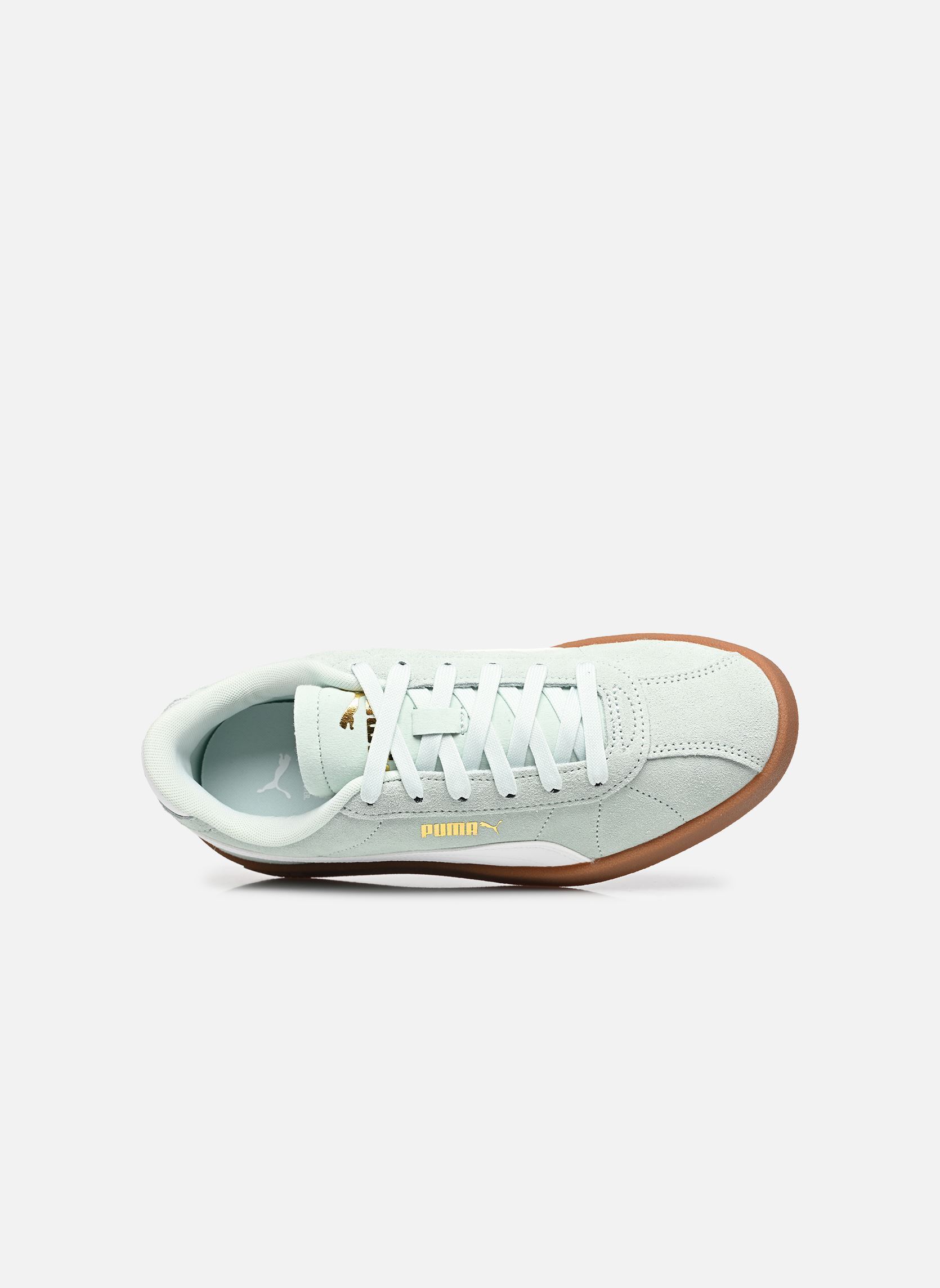 Baskets basses Puma Club II femme vert Puma Baskets basses Puma Club II femme vert PEACEFUL BLUE-PUMA WHITE-GUM