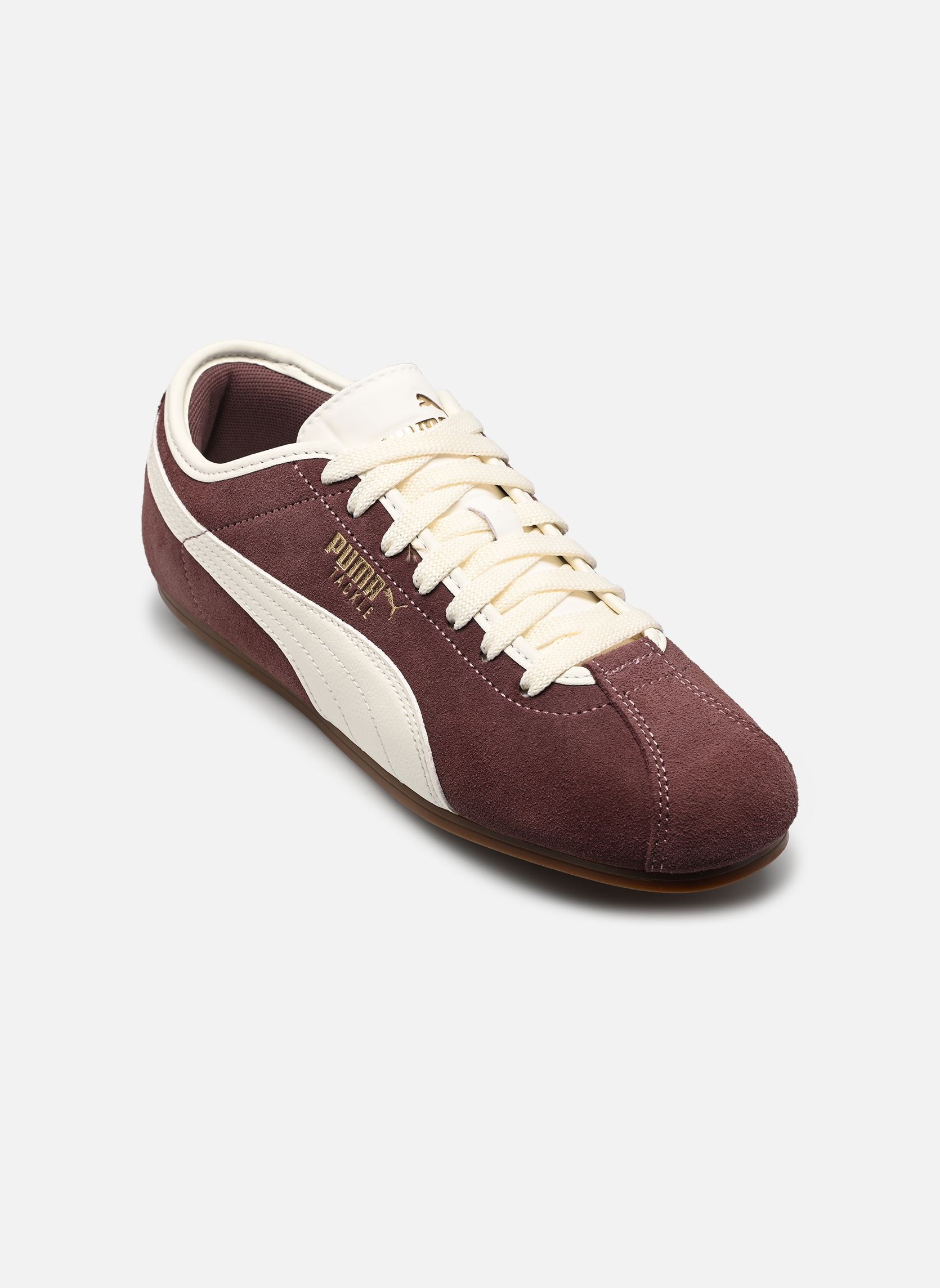 Niedrige Sneaker Puma Tackle damen braun Puma Niedrige Sneaker Puma Tackle damen braun RICH COCOA-WARM WHITE-GUM