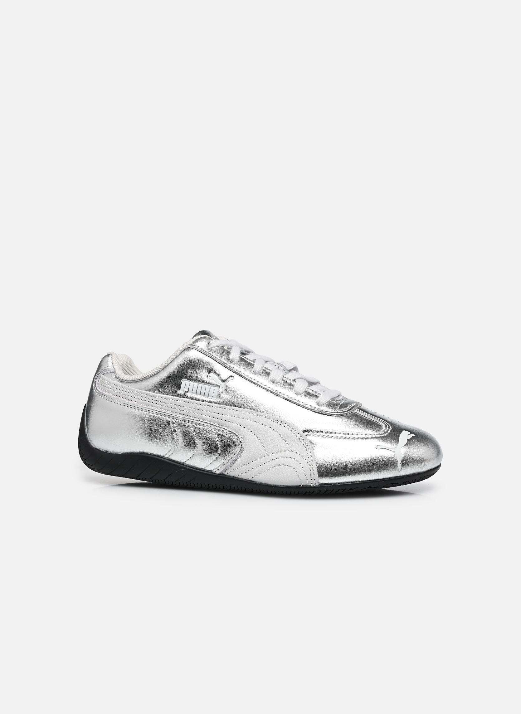 Niedrige Sneaker Speedcat Silver Wns damen grau Puma Niedrige Sneaker Speedcat Silver Wns damen grau Feather Gray-PUMA Black
