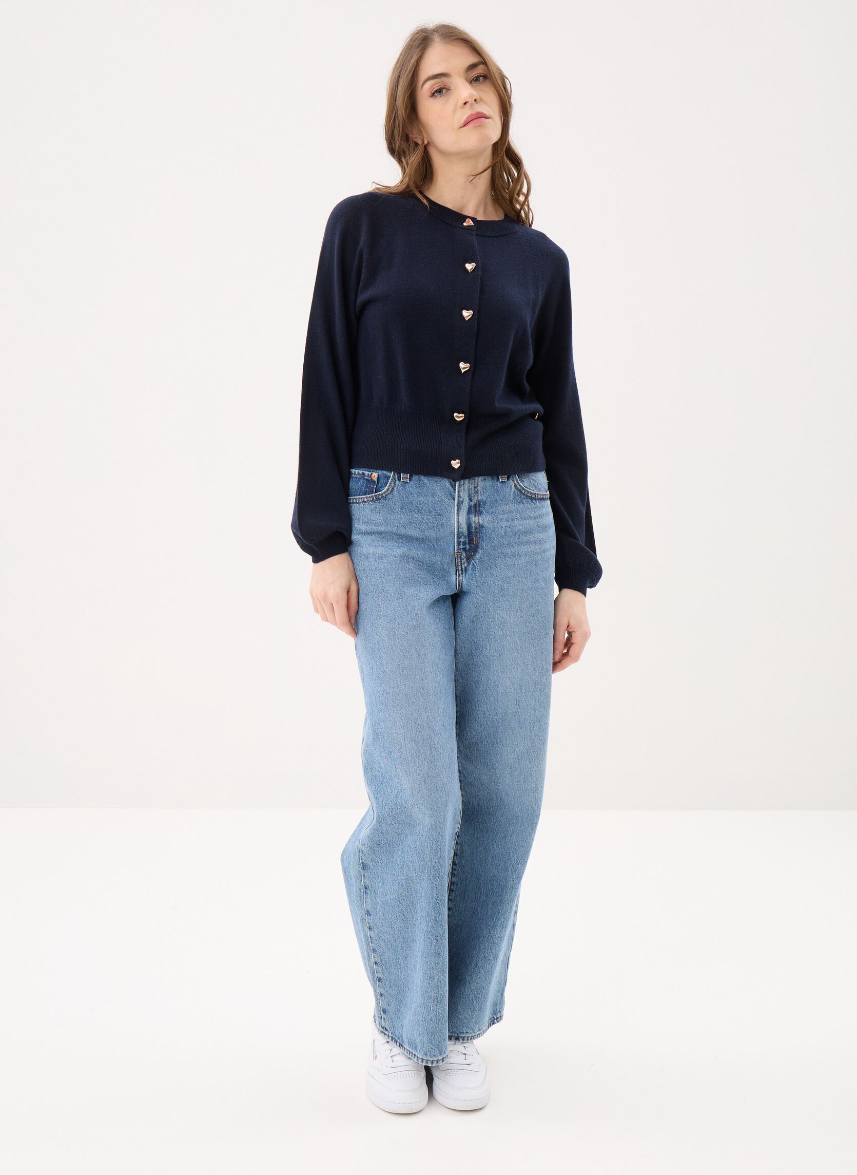 Vesten Arbalette dames blauw Des Petits Hauts Vesten Arbalette dames blauw Marine