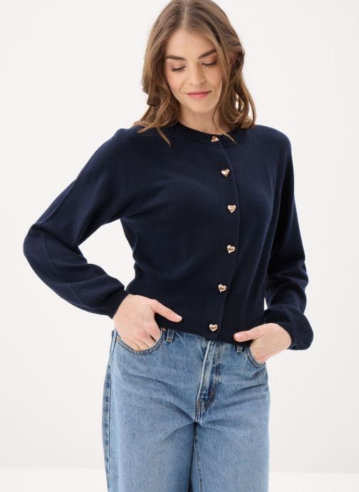 Des Petits Hauts Strickjacken und Westen Arbalette damen blau