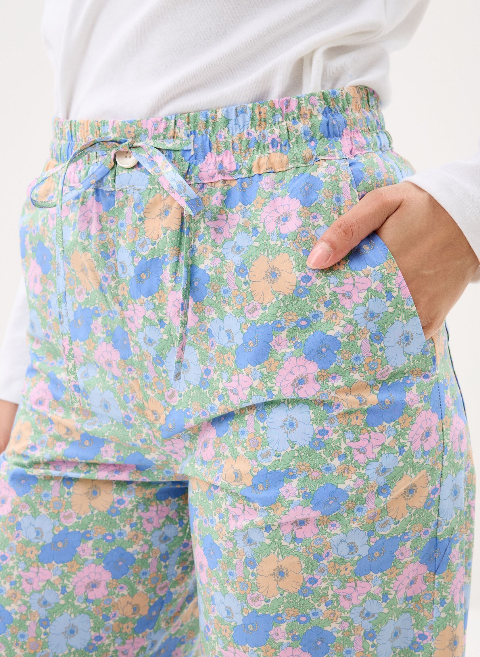 Pantalons larges Totemus femme multicolore Des Petits Hauts Pantalons larges Totemus femme multicolore Berty
