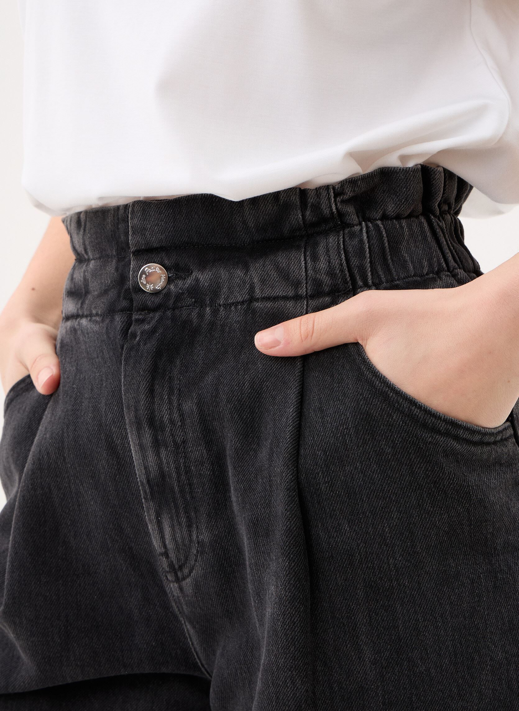 Wijde jeans / Flared Jeans Loulou dames grijs Des Petits Hauts Wijde jeans / Flared Jeans Loulou dames grijs Dark Grey