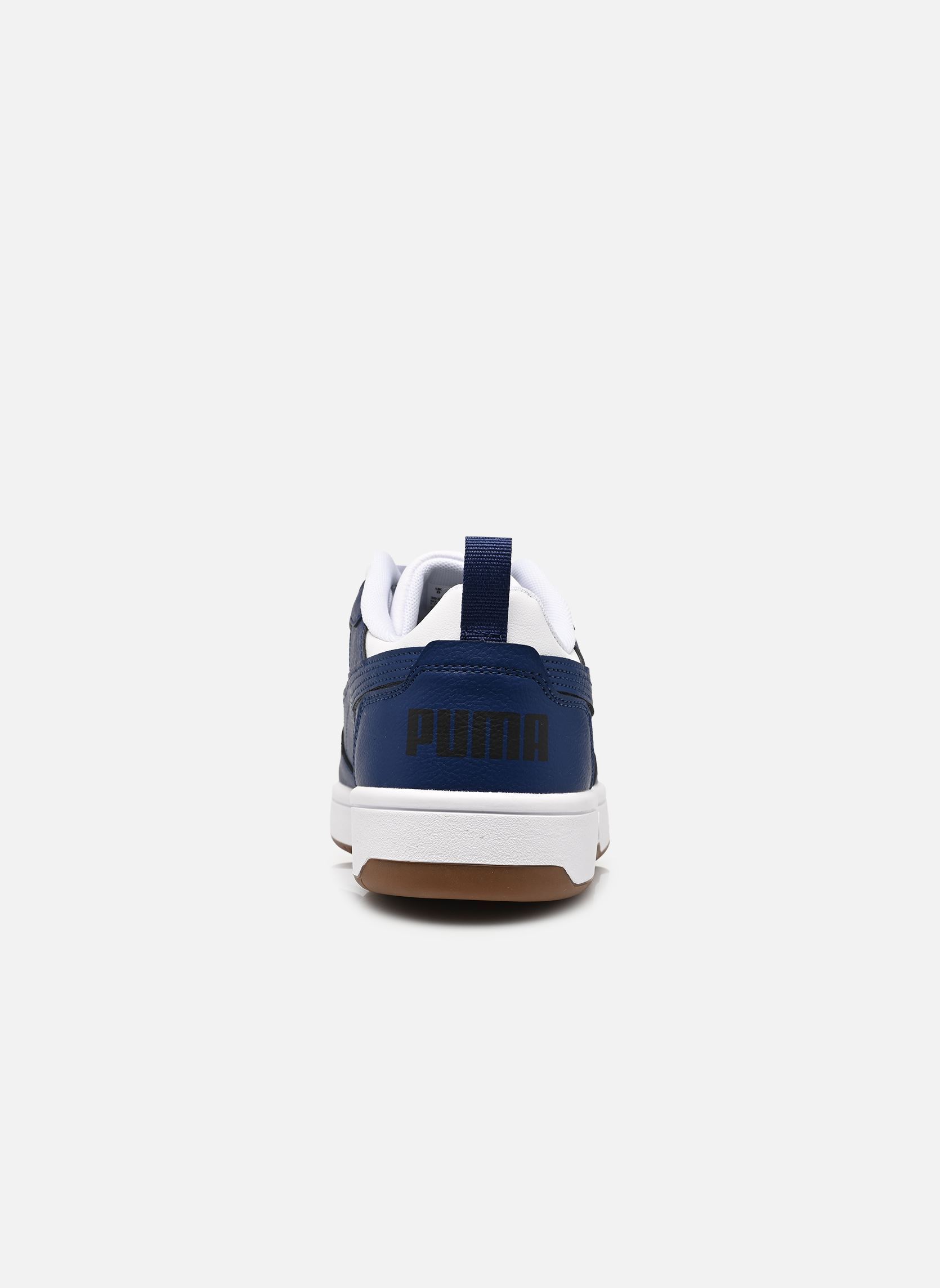 Baskets basses Rebound v6 Low M homme blanc Puma Baskets basses Rebound v6 Low M homme blanc PUMA WHITE-BLUE JEWEL-GUM