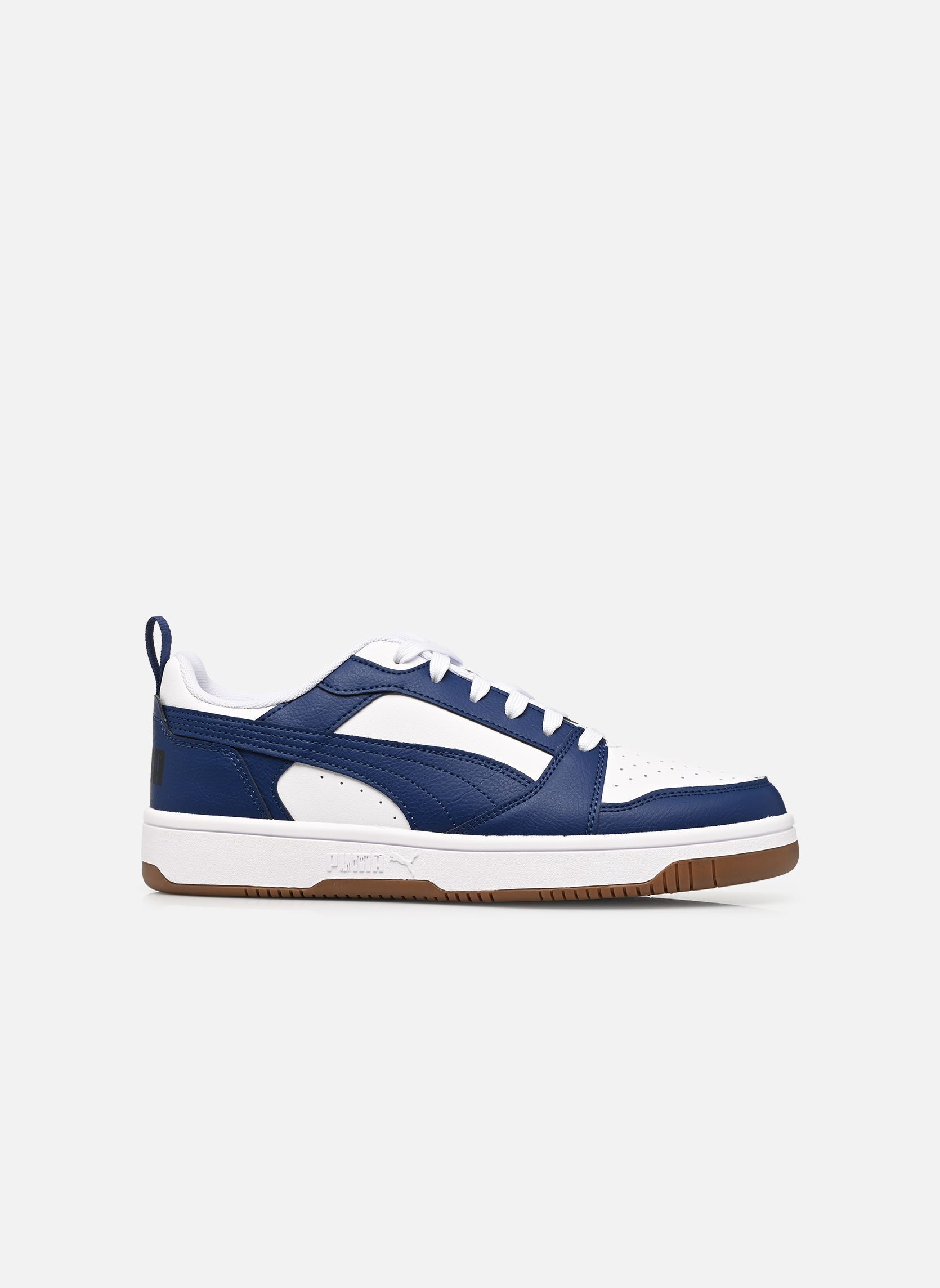 Baskets basses Rebound v6 Low M homme blanc Puma Baskets basses Rebound v6 Low M homme blanc PUMA WHITE-BLUE JEWEL-GUM
