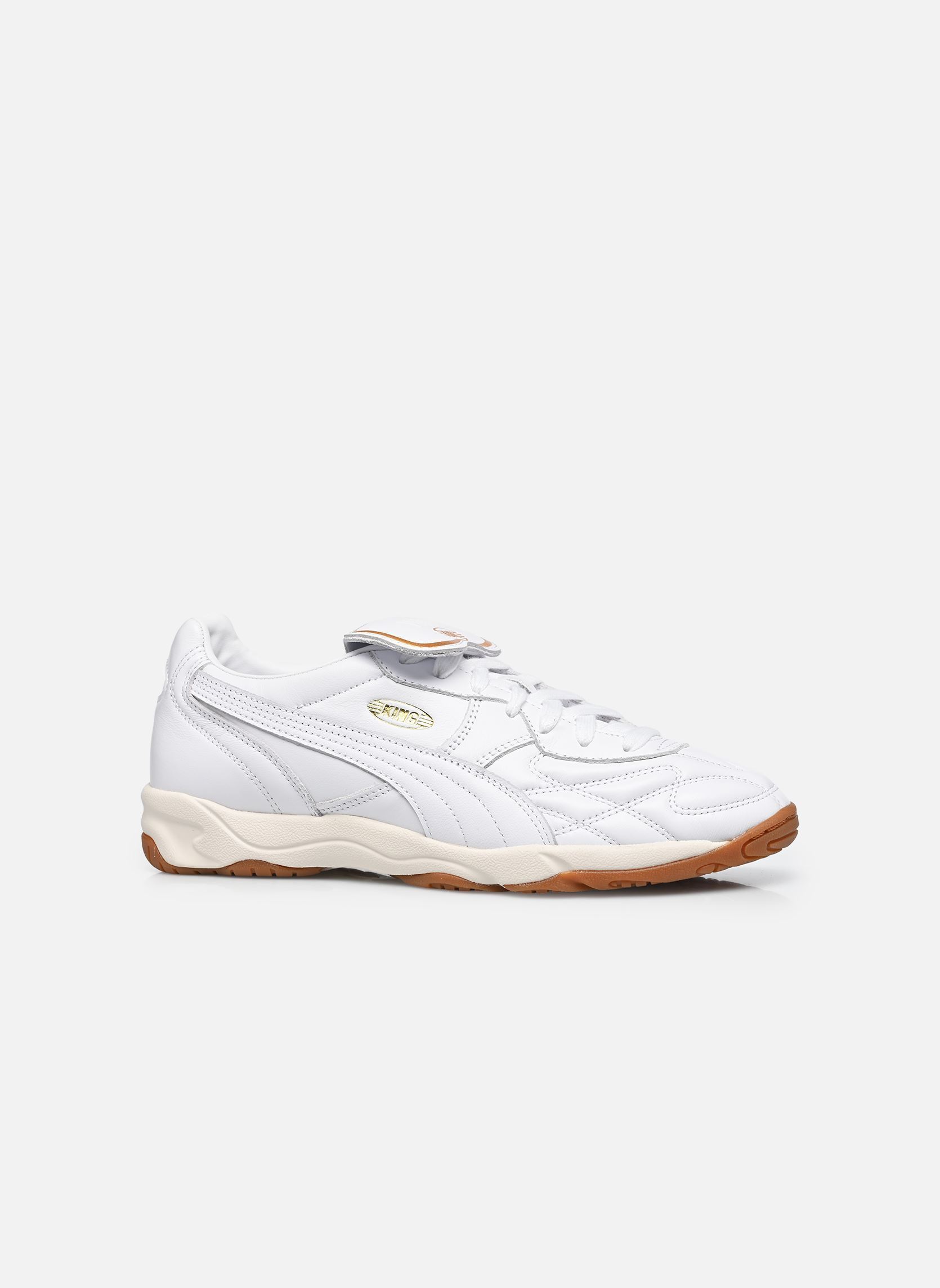 Baskets basses King Indoor M homme blanc Puma Baskets basses King Indoor M homme blanc PUMA WHITE-FROSTED IVORY