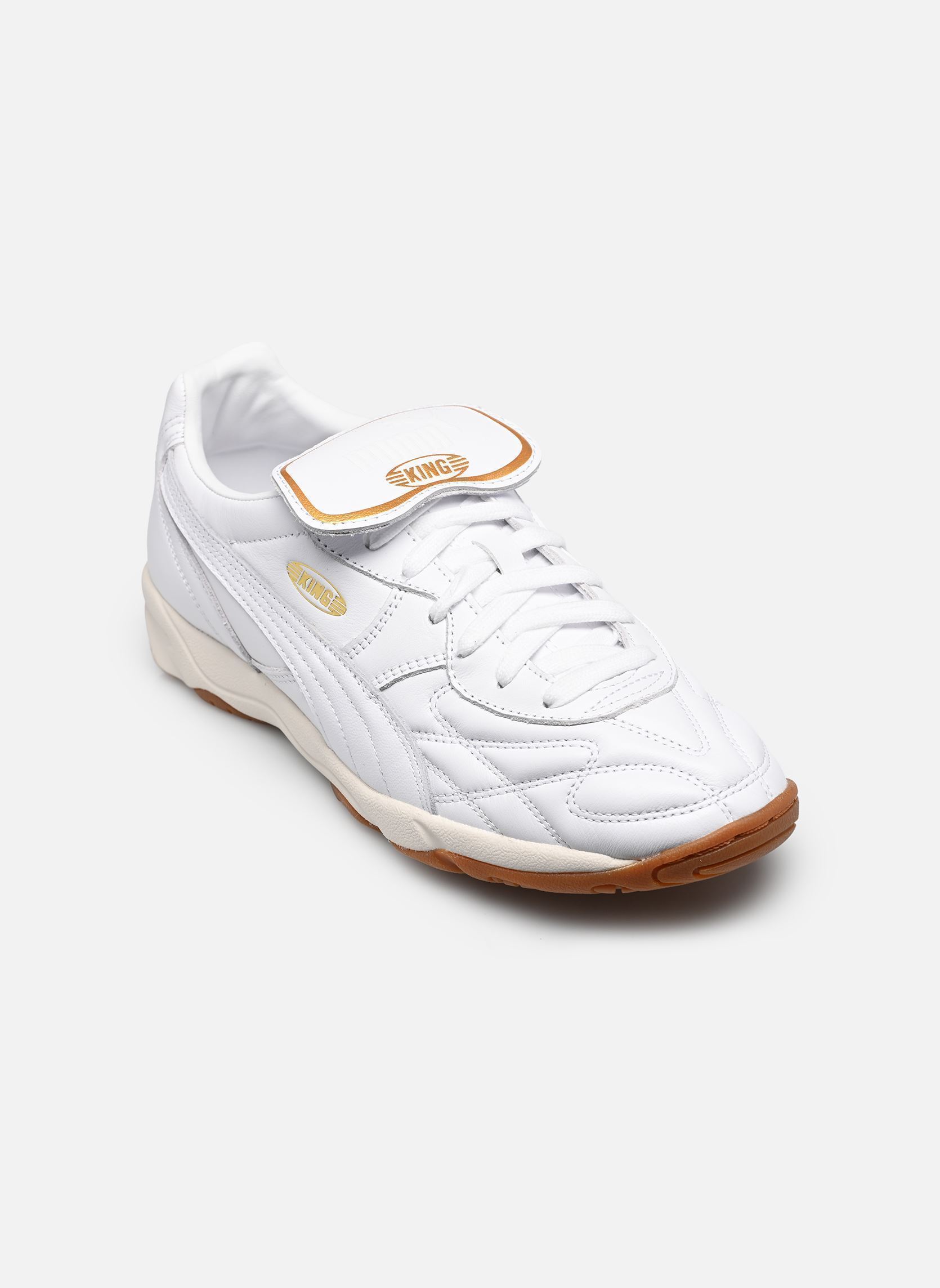 Baskets basses King Indoor M homme blanc Puma Baskets basses King Indoor M homme blanc PUMA WHITE-FROSTED IVORY