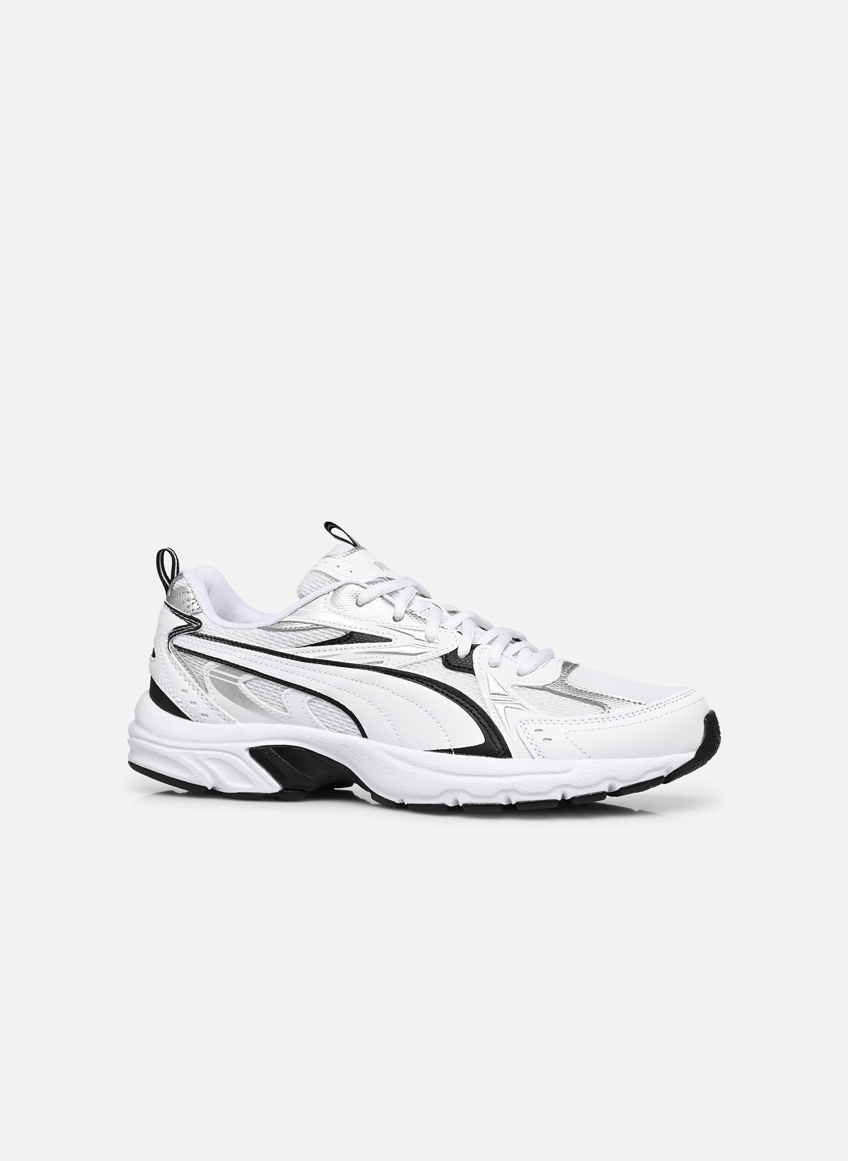 Baskets basses Milenio Tech W M homme blanc Puma Baskets basses Milenio Tech W M homme blanc PUMA WHITE-PUMA BLACK
