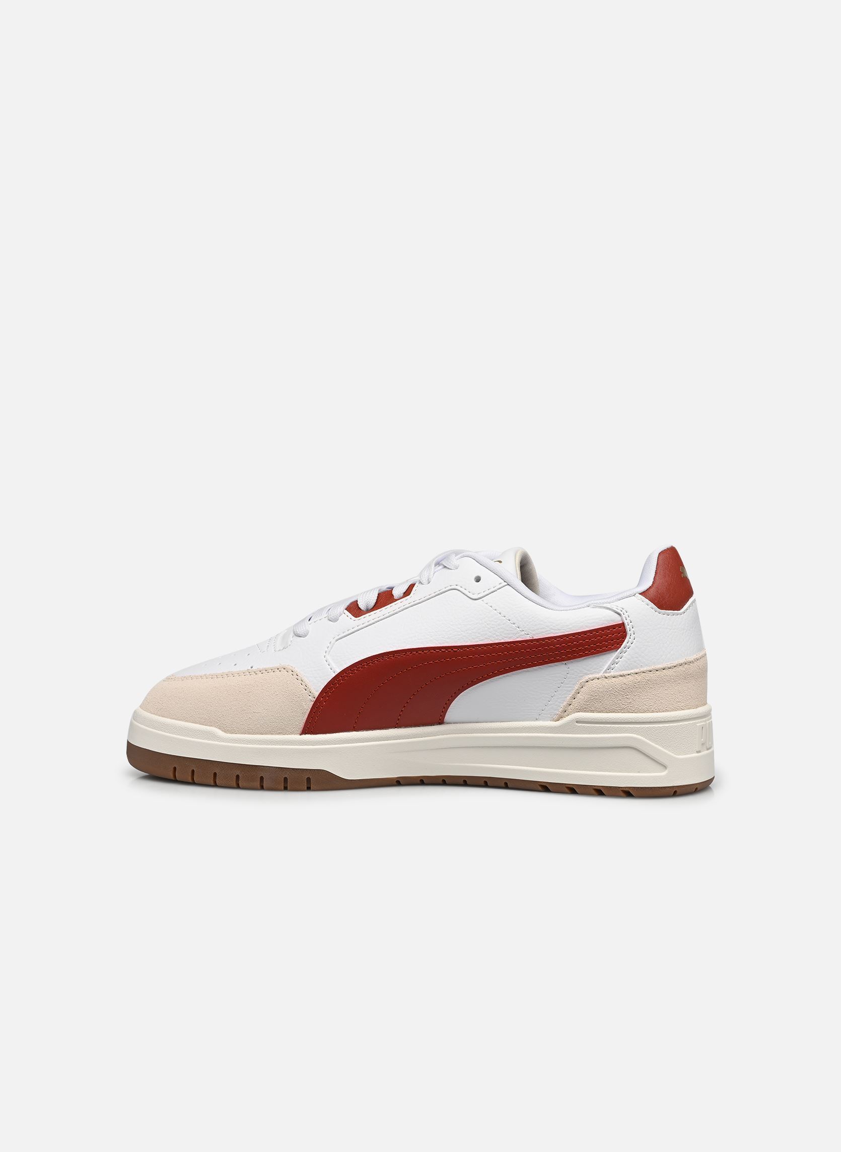 Baskets basses Shuffle Downtown OG M homme blanc Puma Baskets basses Shuffle Downtown OG M homme blanc PUMA WHITE-BORDEAUX RED-PUMA G