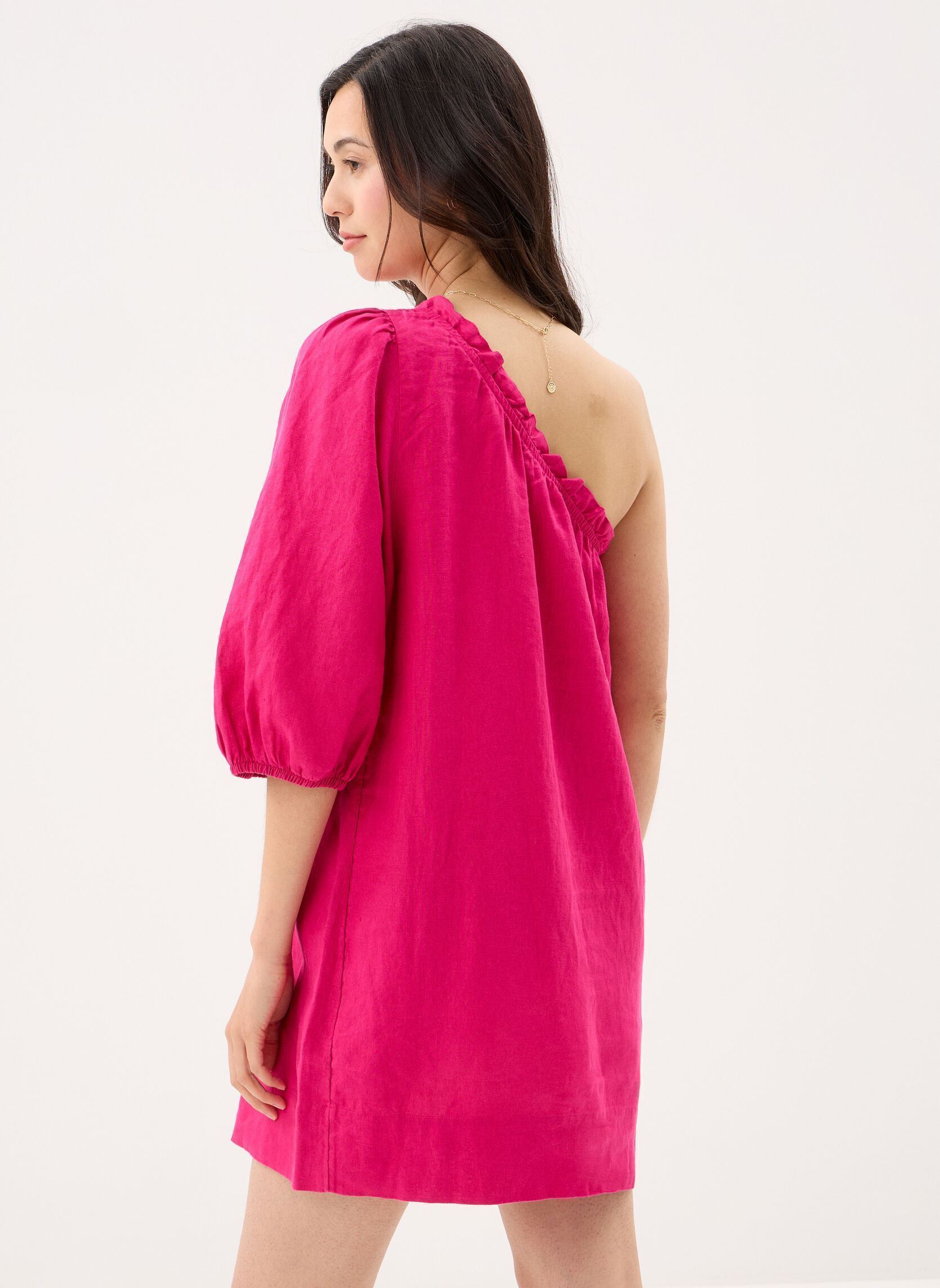 Jurken Estrella dames roze Des Petits Hauts Jurken Estrella dames roze Fuchsia