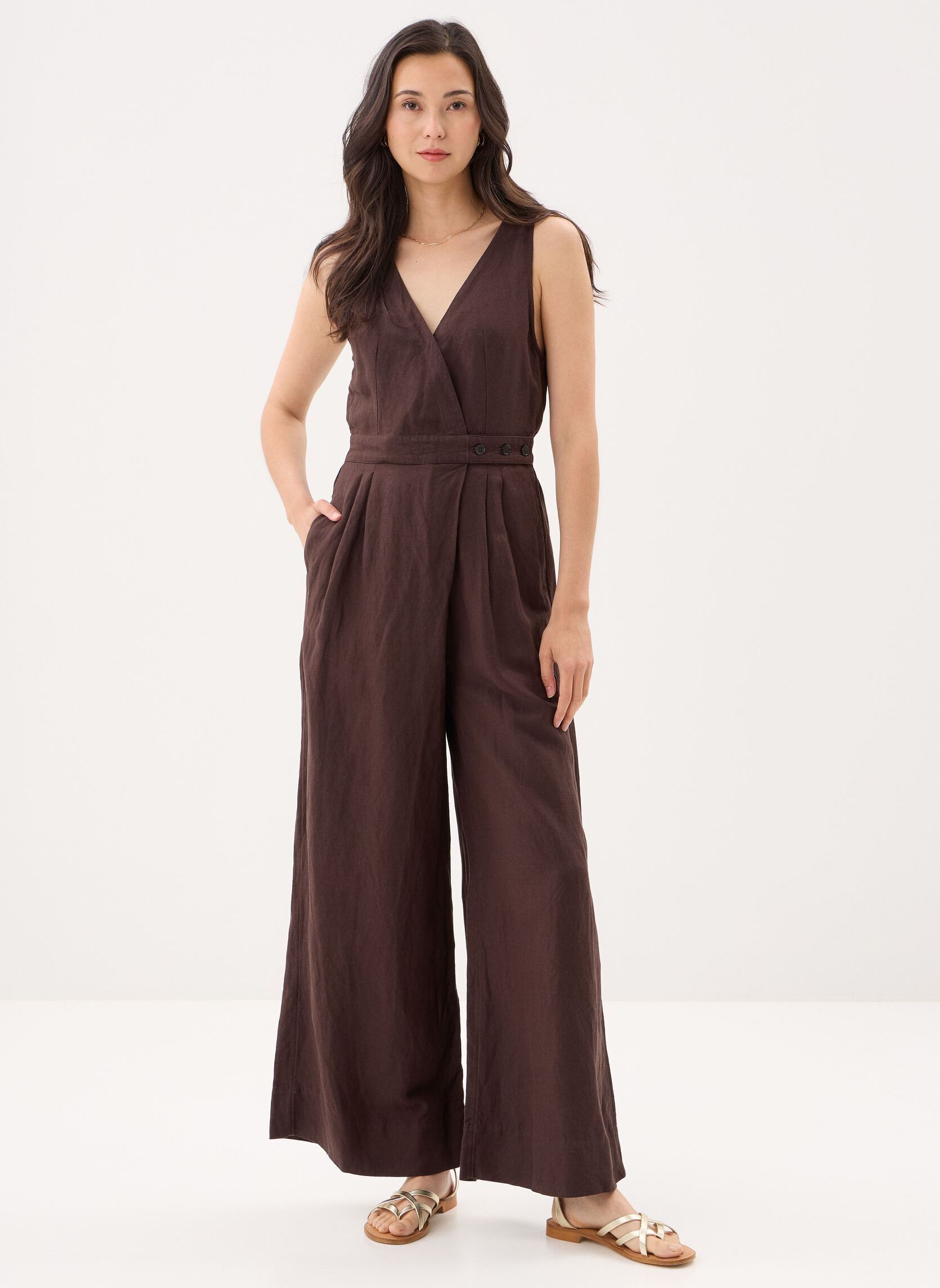 Overalls Tahomi dames zwart Des Petits Hauts Overalls Tahomi dames zwart Terre