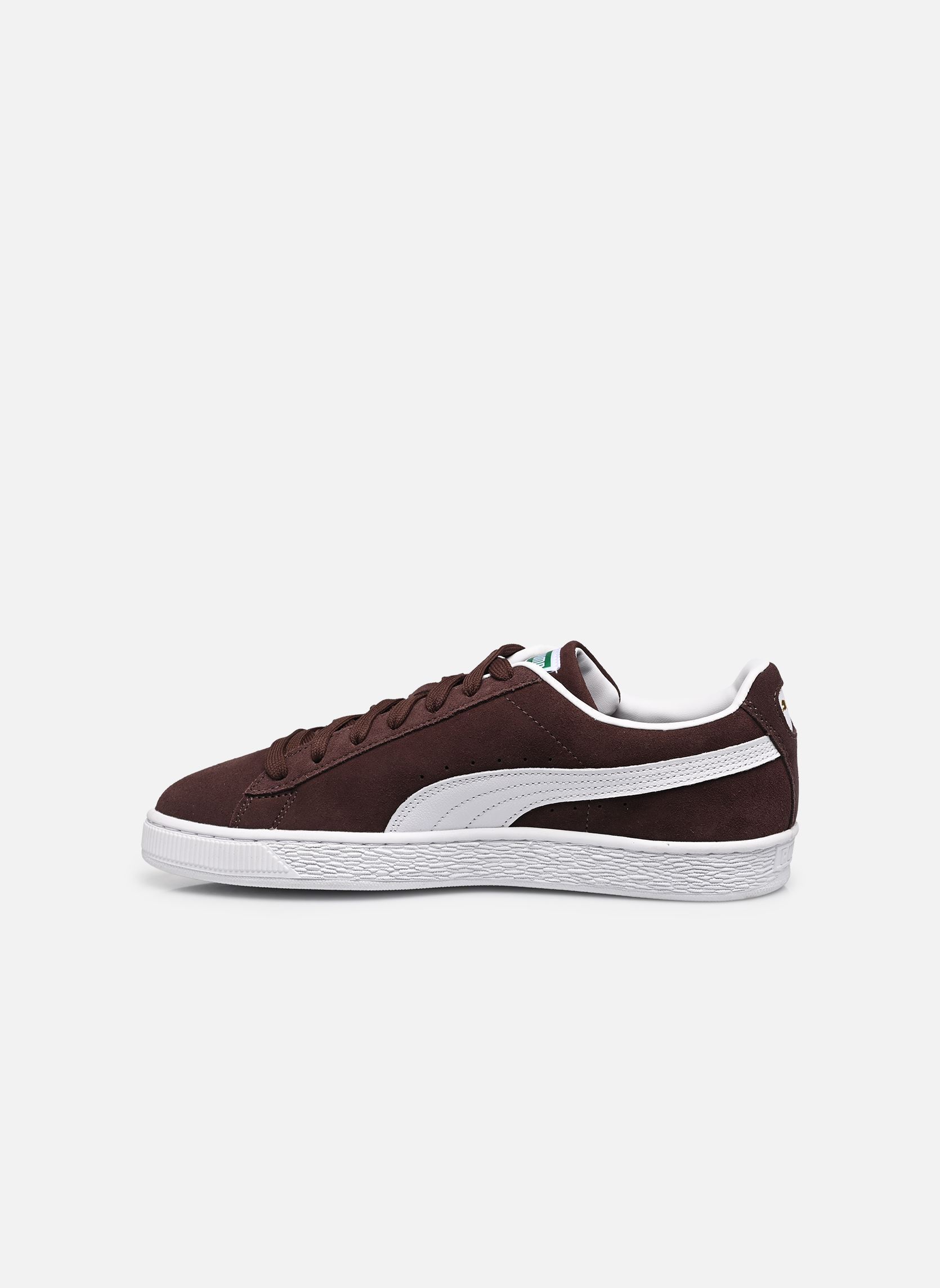 Baskets basses Suede Classic M homme marron Puma Baskets basses Suede Classic M homme marron CHOCOLATE BROWN-PUMA WHITE