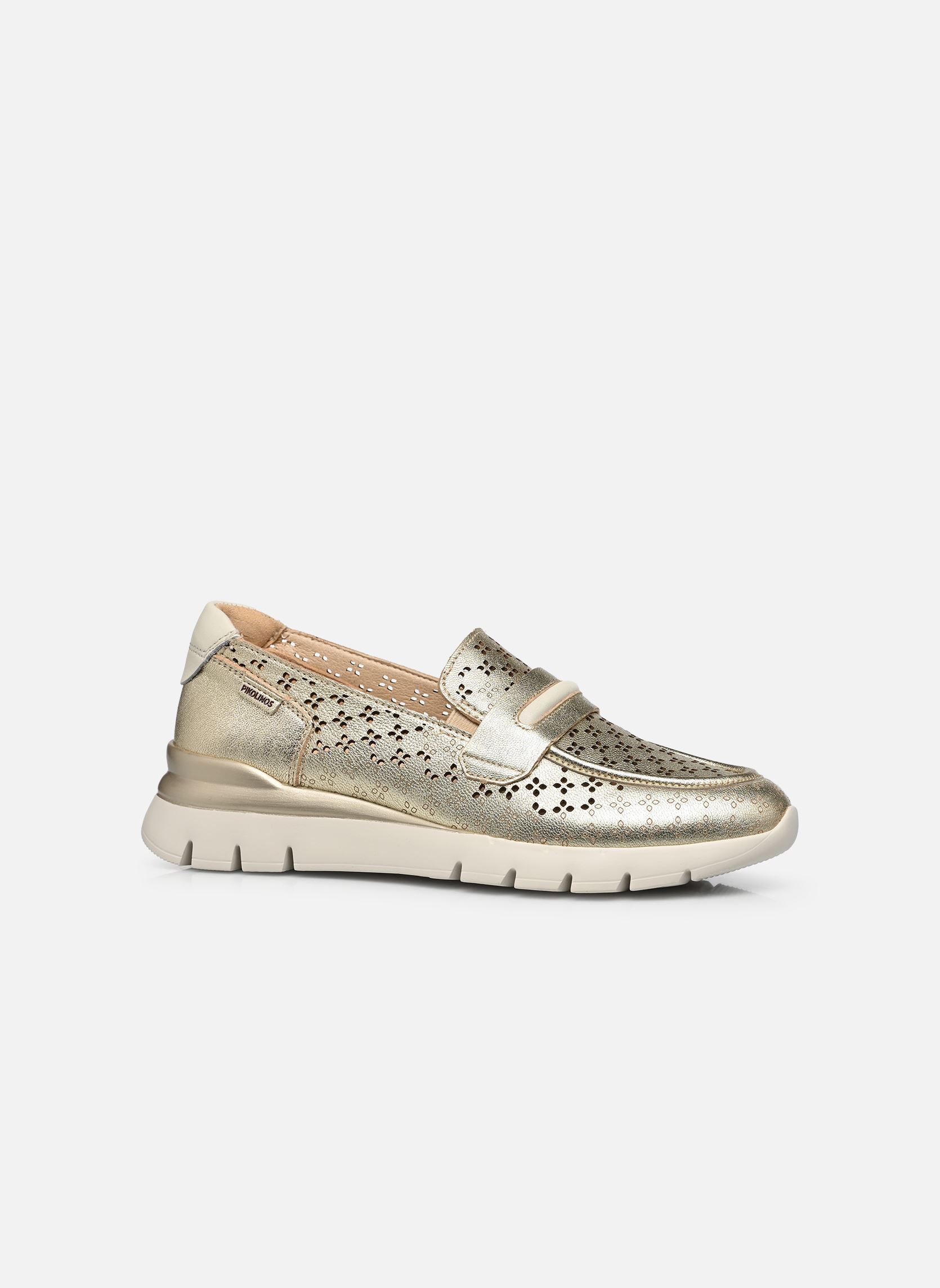 Mocassins CANTABRIA W4R-6729CLC1 femme or et bronze Pikolinos Mocassins CANTABRIA W4R-6729CLC1 femme or et bronze CARRARA