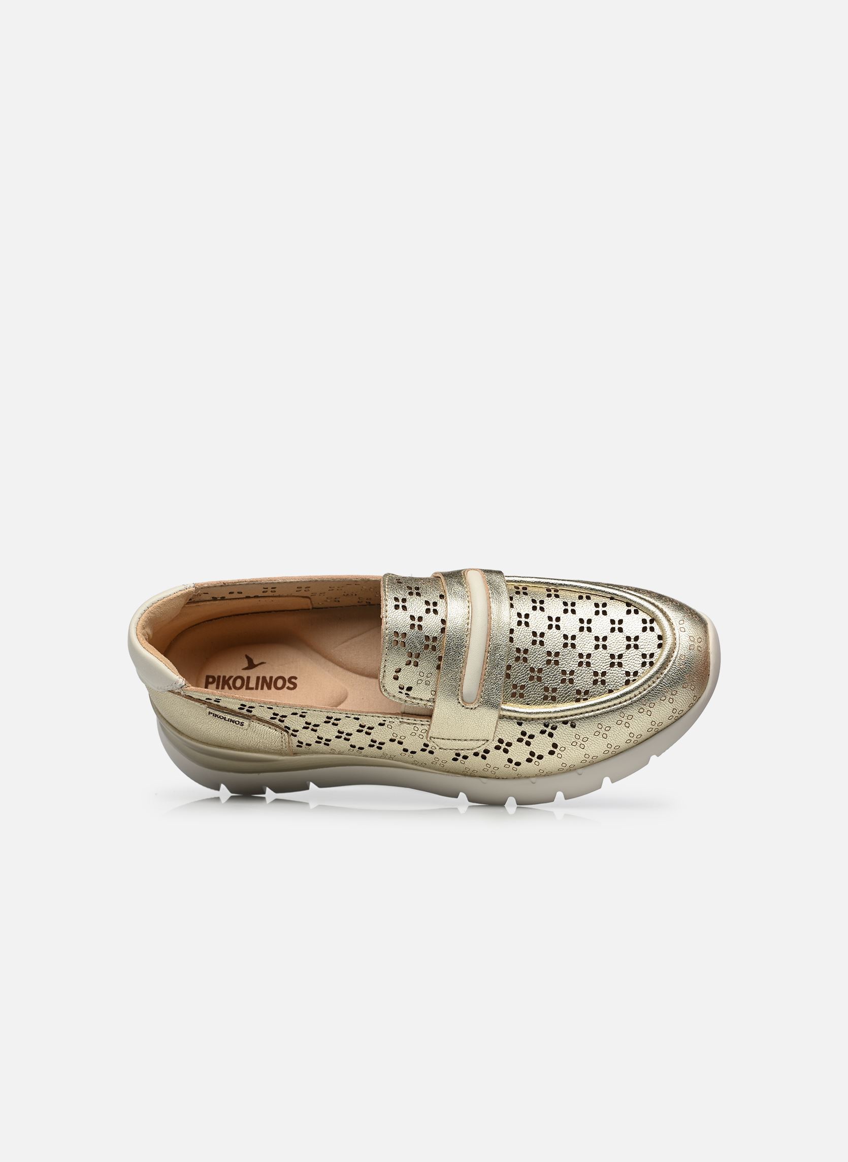 Mocassins CANTABRIA W4R-6729CLC1 femme or et bronze Pikolinos Mocassins CANTABRIA W4R-6729CLC1 femme or et bronze CARRARA